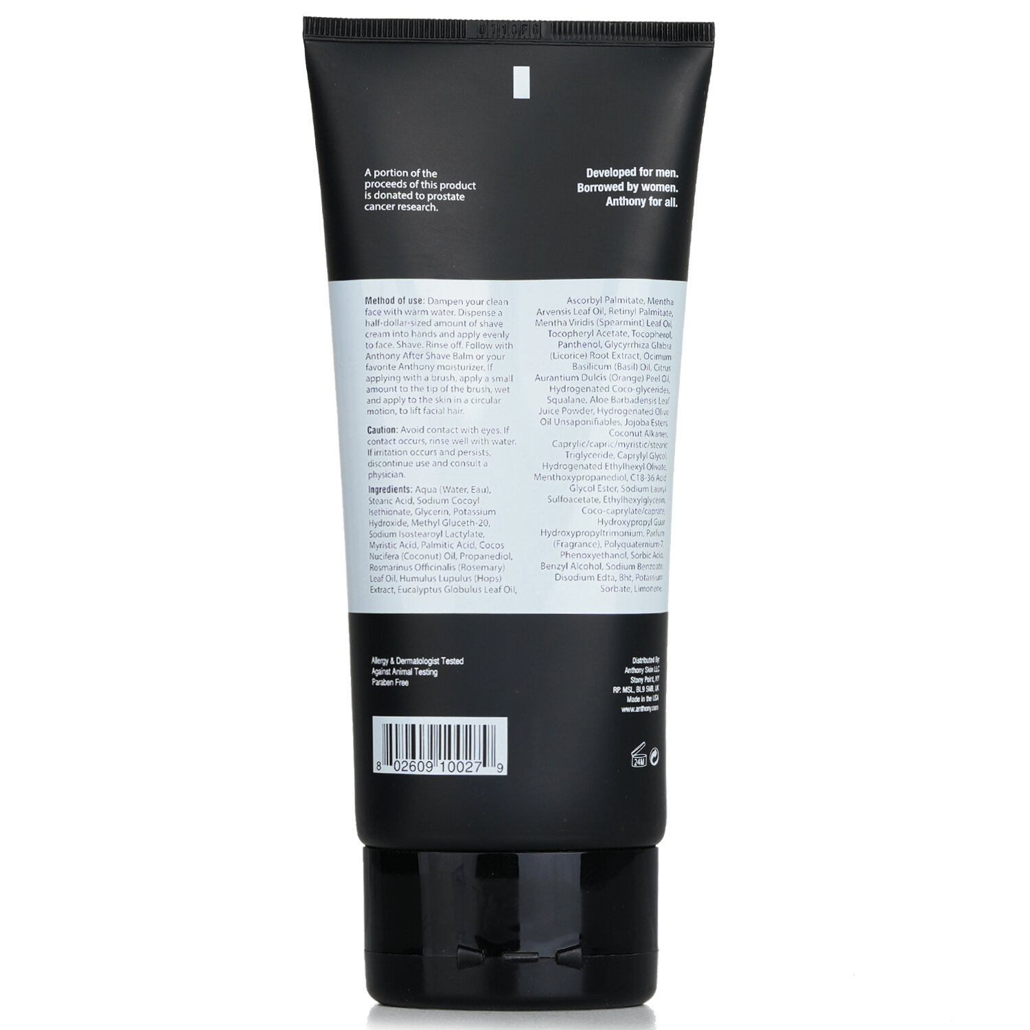 Anthony Logistics For Men Shave Cream 177ml/6oz