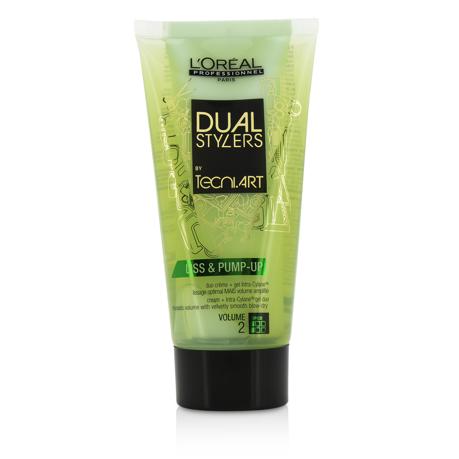 L'Oreal Professionnel Dual Stylers by Tecni.Art Liss & Pump-Up (Volume 2) 150ml/5oz