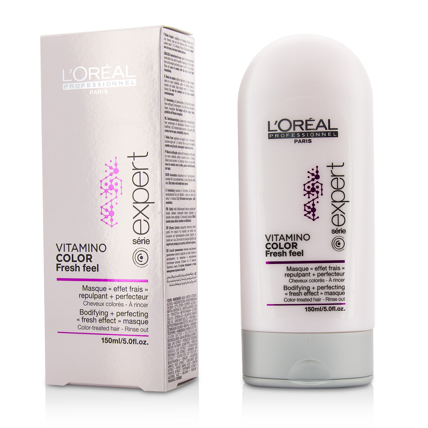 L'Oreal Professionnel Expert Serie - Vitamino Color Fresh Feel Bodifying + Perfecting <Fresh Effect> Mascarilla - Enjuague 150ml/5oz