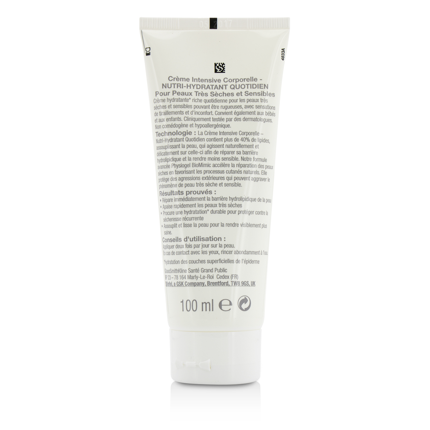 Physiogel Nutri-Hydratant Quotidien Intensive Cream - For Dry & Sensitive Skin 100ml/3.38oz