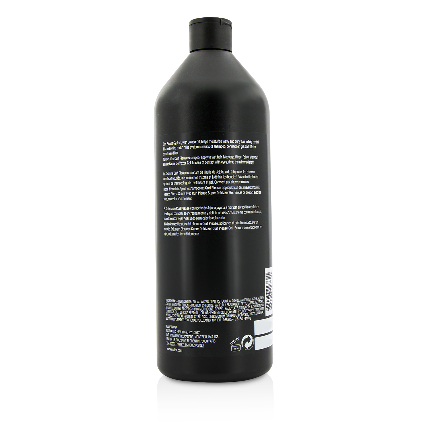Matrix Total Results Curl Please Jojoba Oil Conditioner (For Nurturing Curls) 1000ml/33.8oz