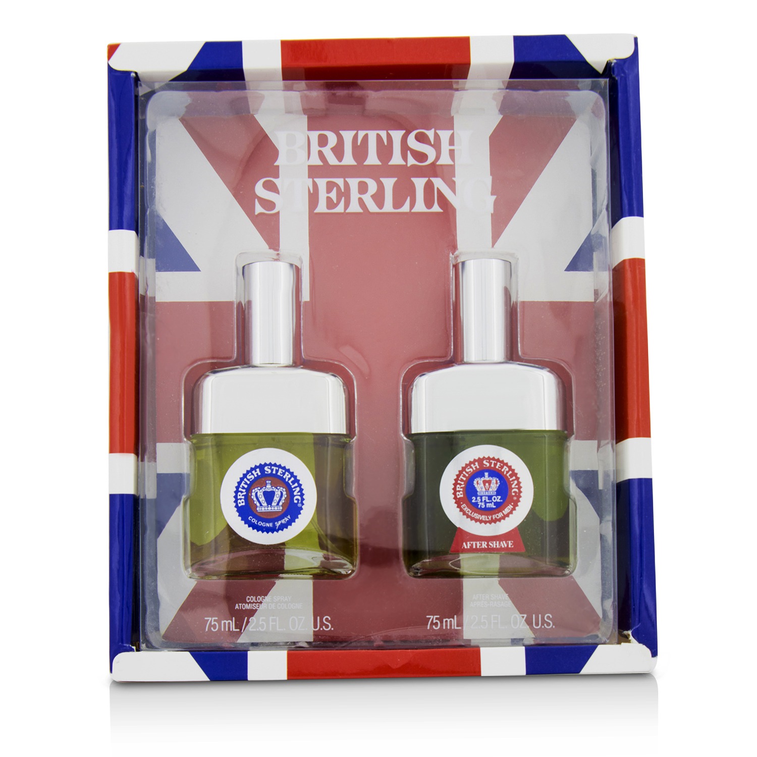 Dana British Sterling Coffret: Cologne Spray 75ml/2.5oz + After Shave 75ml/2.5oz (Box Slightly Damaged) 2pcs