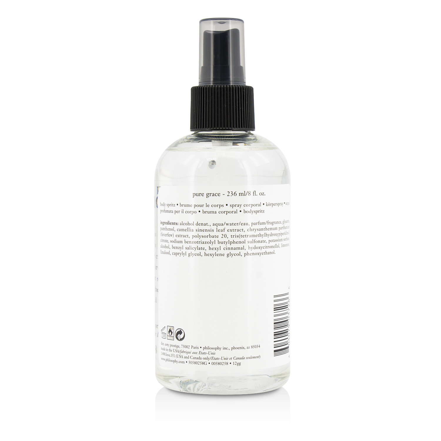 Philosophy Pure Grace Body Spritz 236ml/8oz