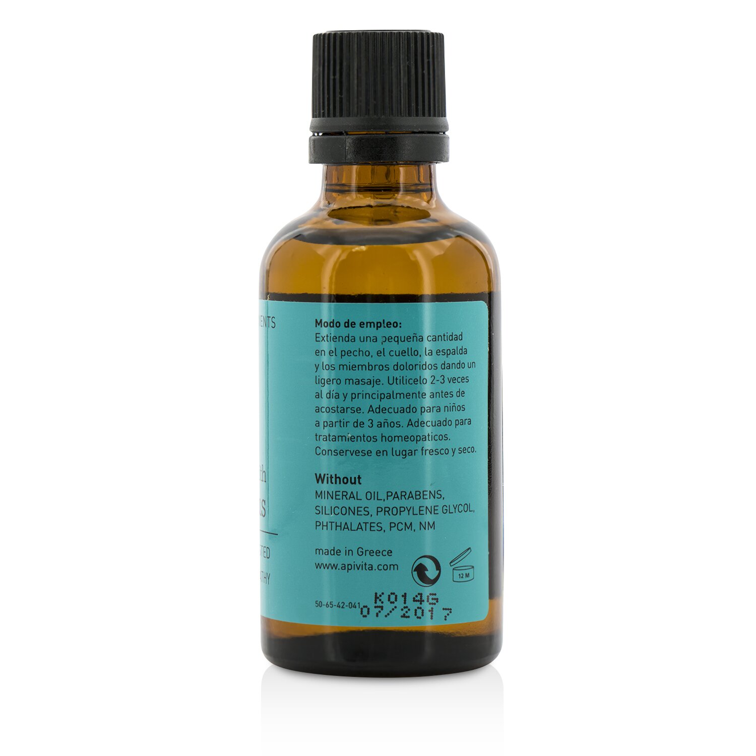 Apivita Massage Oil With Eucalyptus 50ml/1.7oz