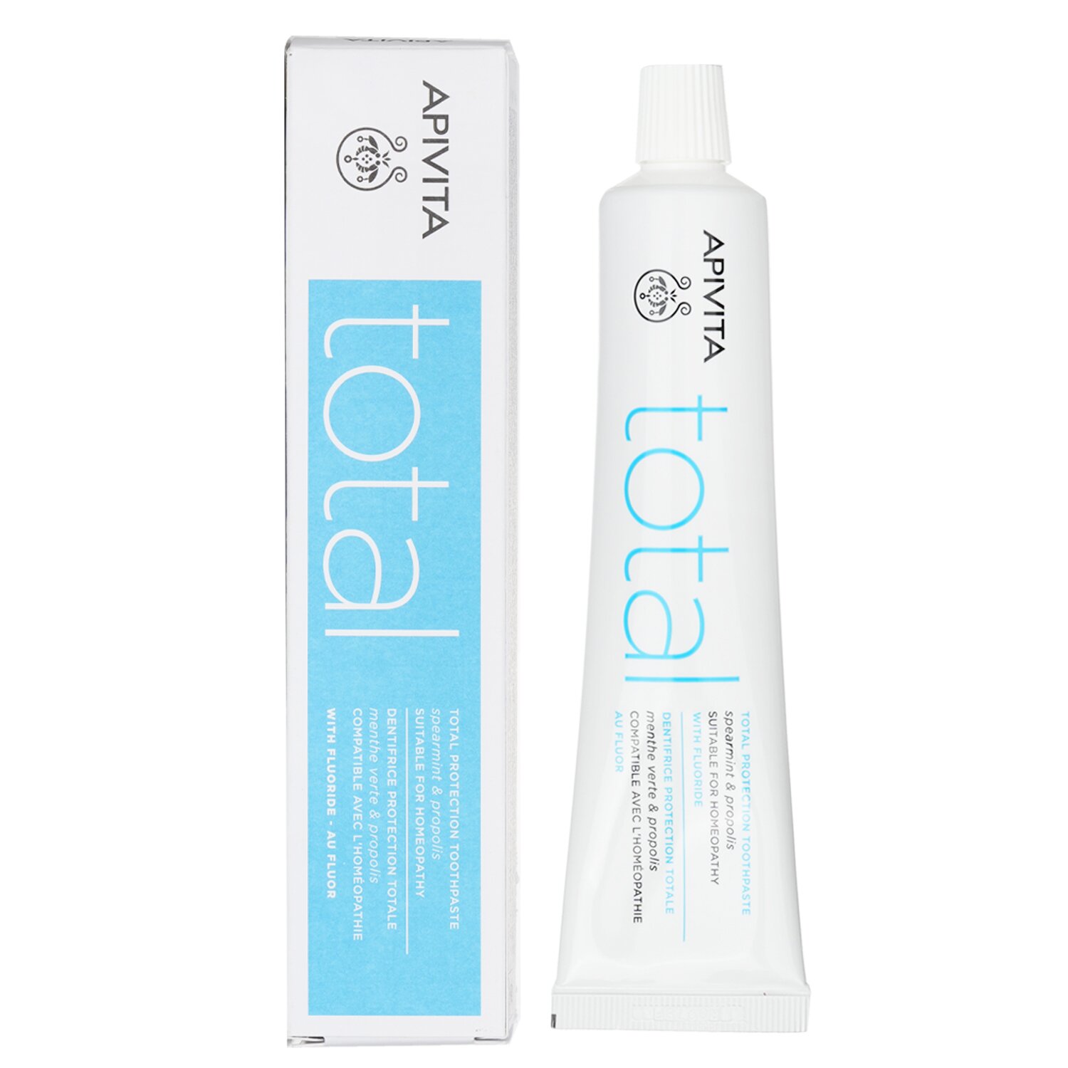 Apivita Total Protection Toothpaste With Spearmint & Propolis 75ml/2.53oz