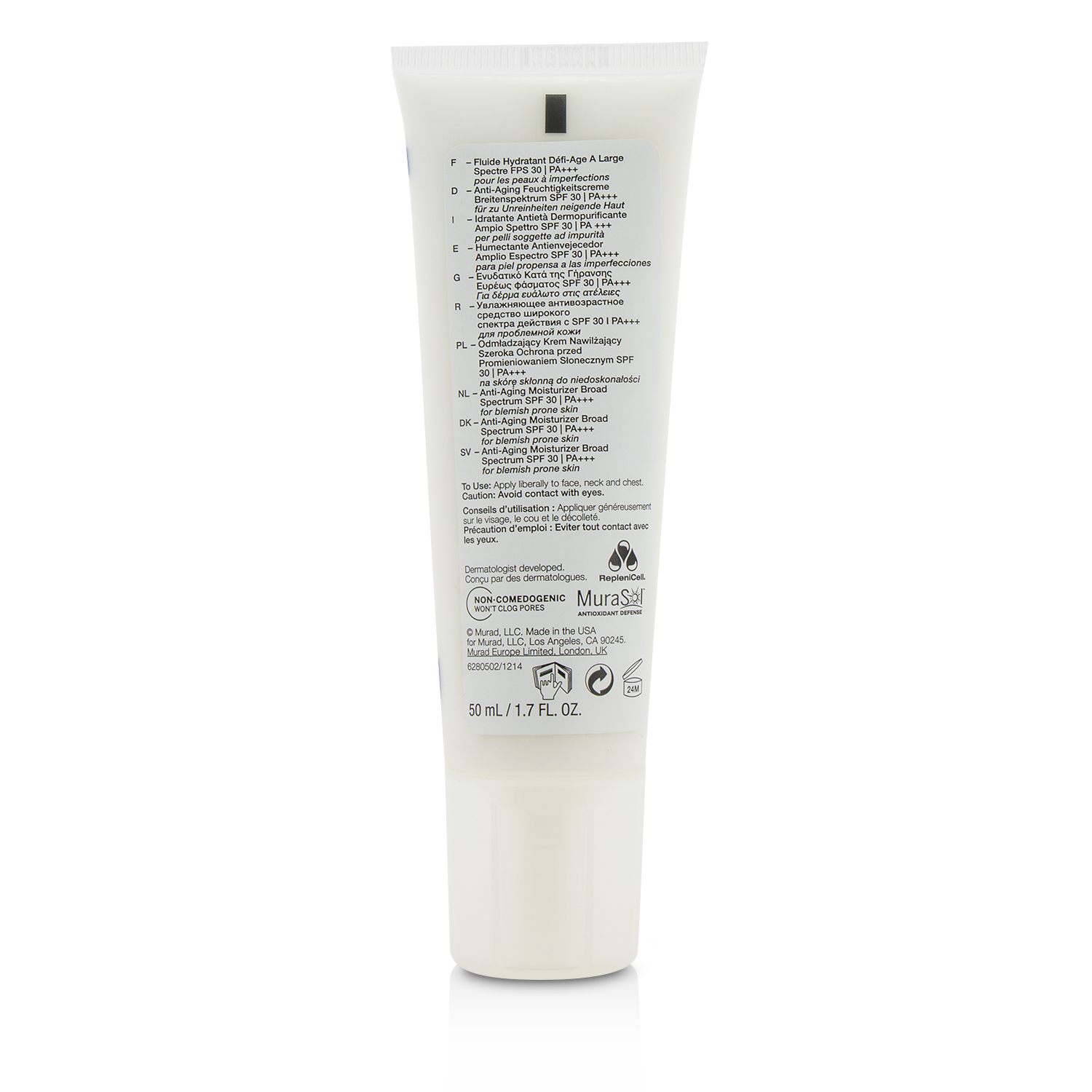 Murad Anti Aging Moisturizer SPF30 PA+++ - For Blemish-Prone Skin 50ml/1.7oz