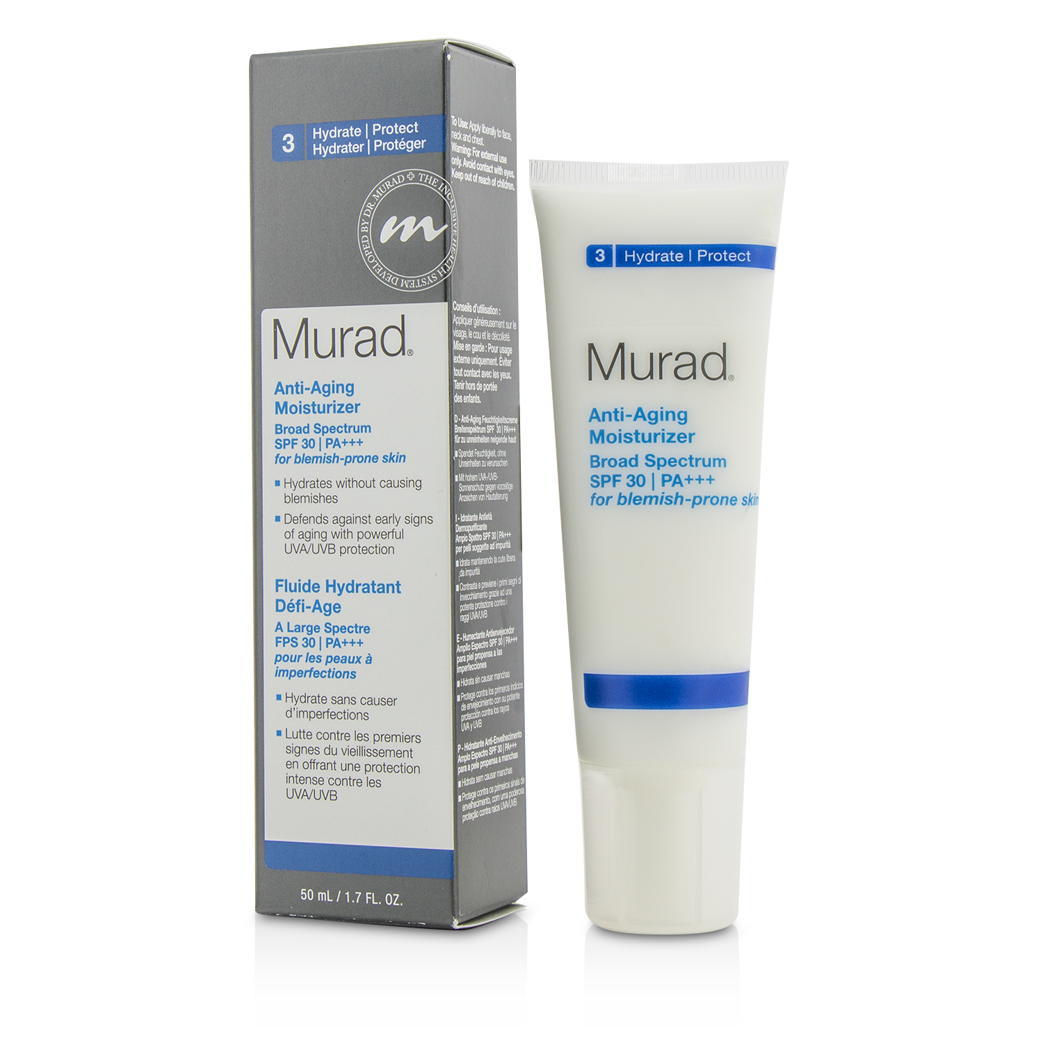 Murad Anti Aging Moisturizer SPF30 PA+++ - For Blemish-Prone Skin 50ml/1.7oz