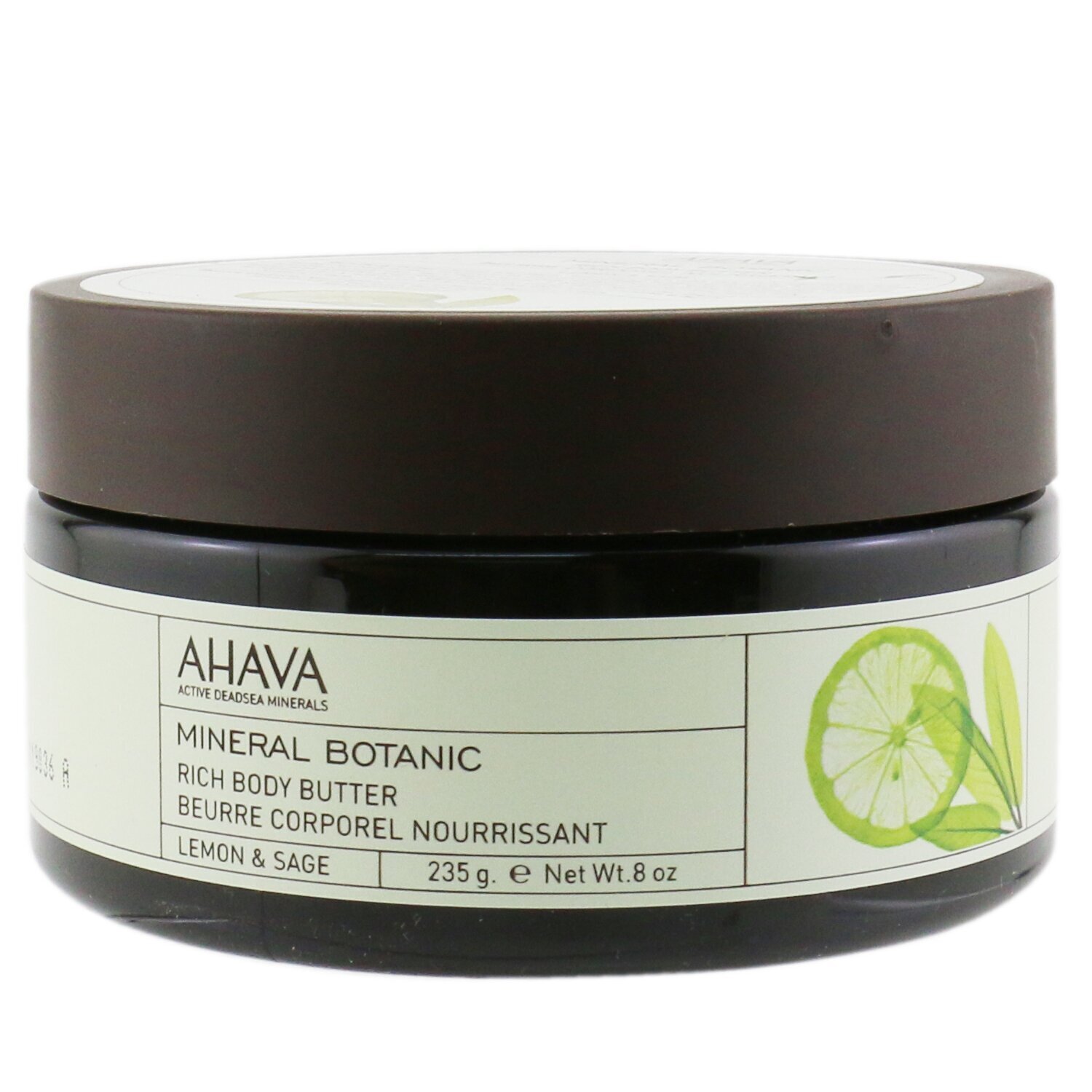 Ahava Mineral Botanic Rich Body Butter - Lemon & Sage 235g/8oz