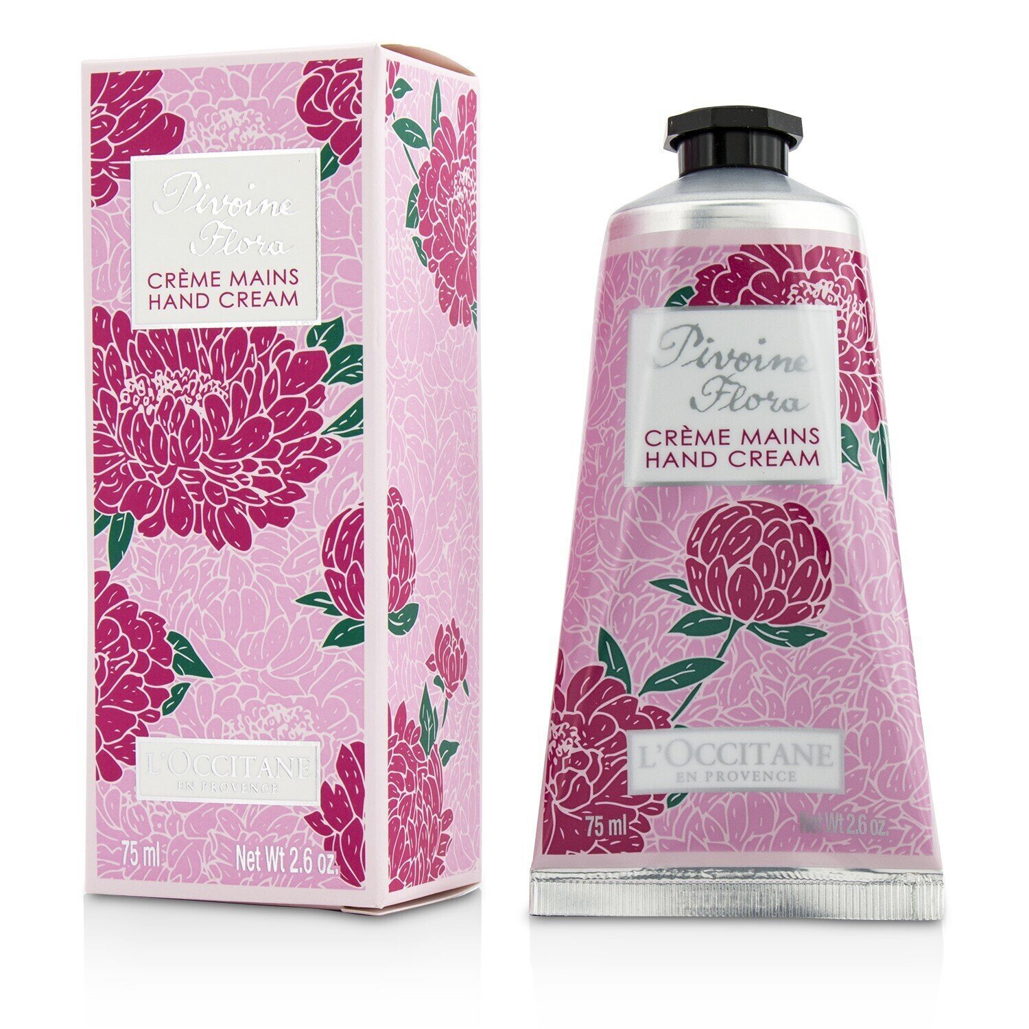 L'Occitane Pivoine Flora Hand Cream (New Packaging) 75ml/2.6oz