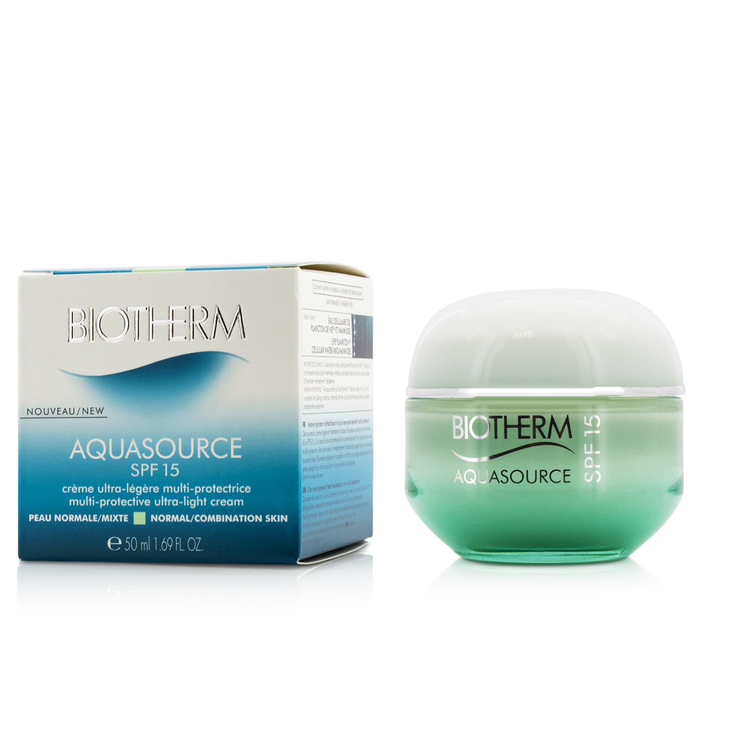 Biotherm Aquasource Multi-Protective Ultra-Light Cream SPF 15 - For Normal/Combination Skin 50ml/1.69oz