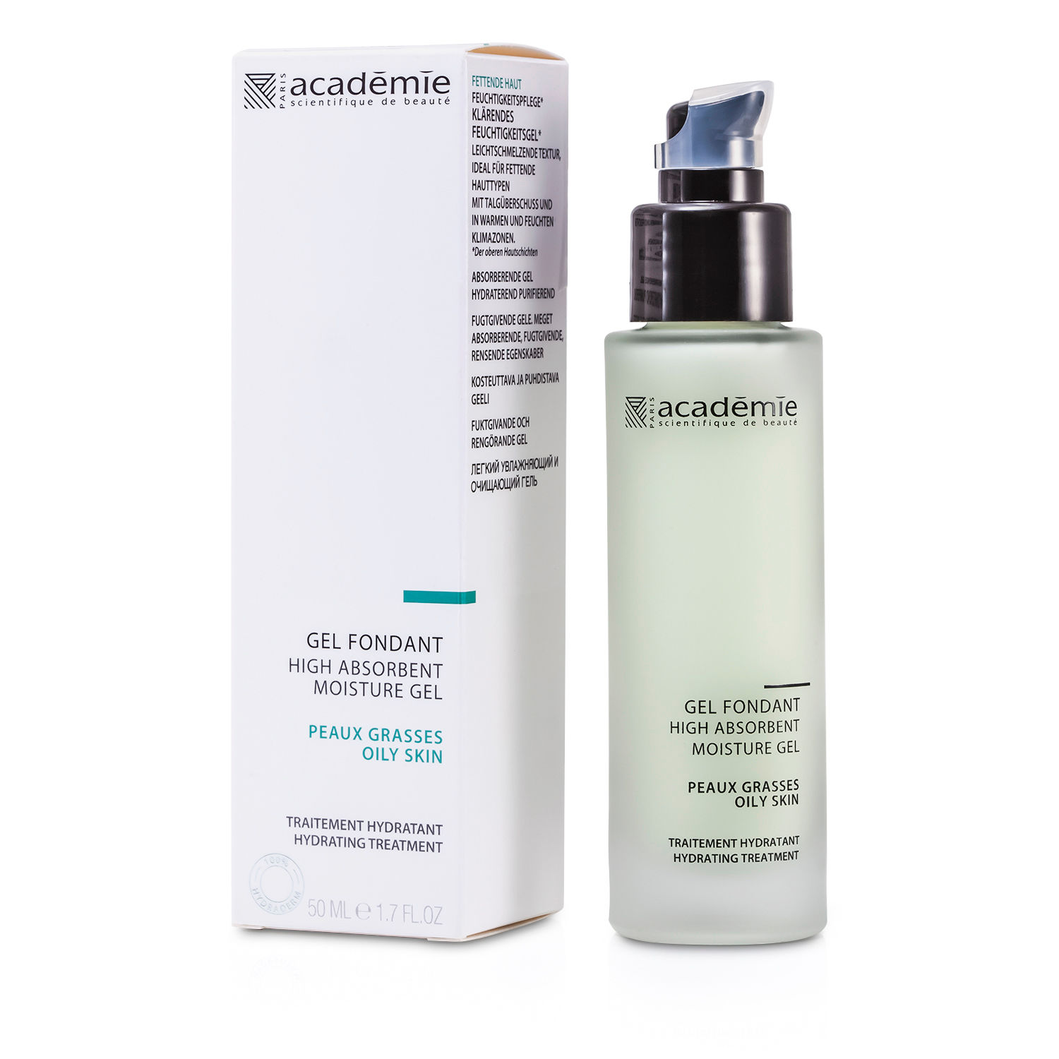 Academie 100% Hydraderm Gel Fondant High Absorbent Moisture Gel 50ml/1.7oz