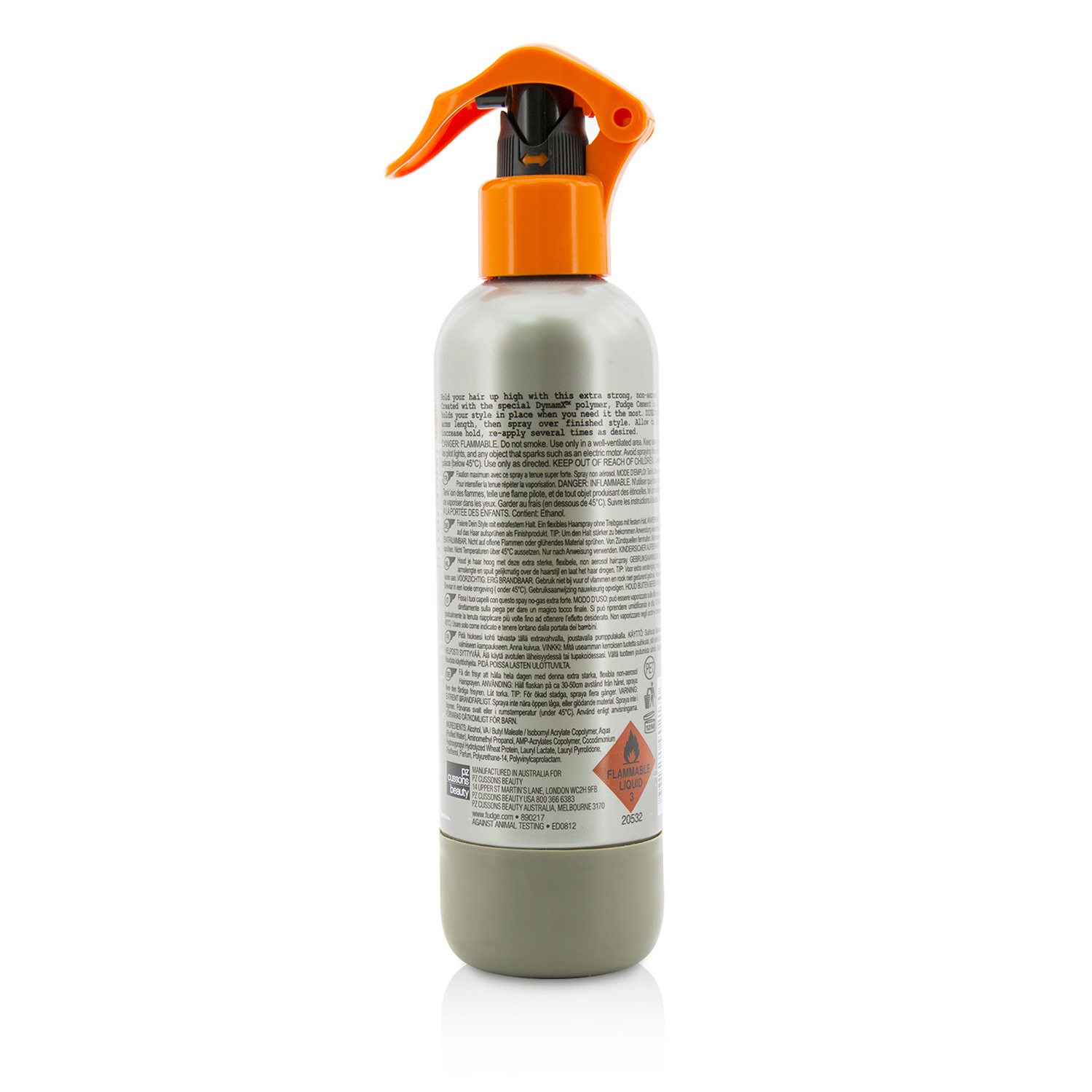 Fudge Hair Cement Extreme Hold Non-Aerosol Fixing Spray (Hold Factor 14) 300ml/10.1oz