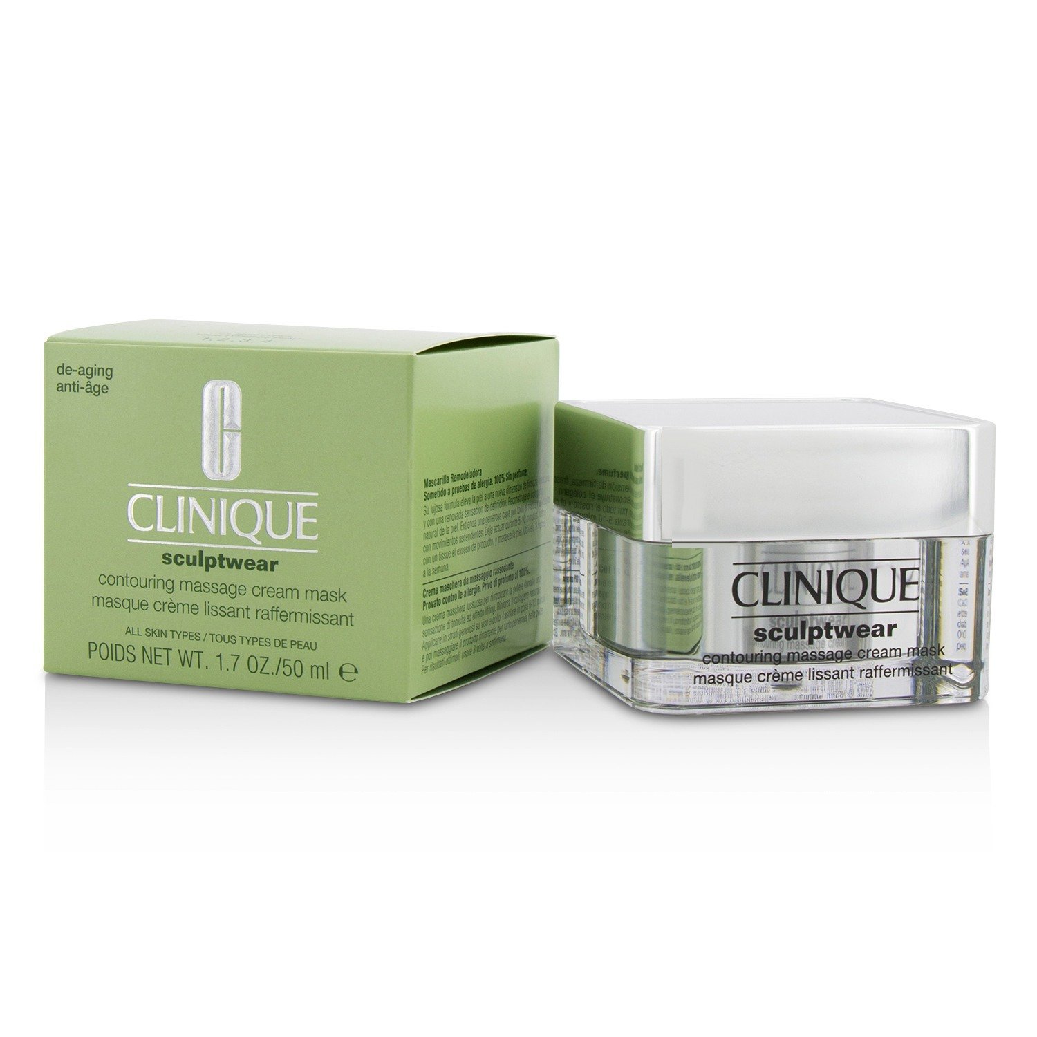 Clinique Sculptwear Contouring Massage Cream Mask - For All Skin Types 50ml/1.7oz