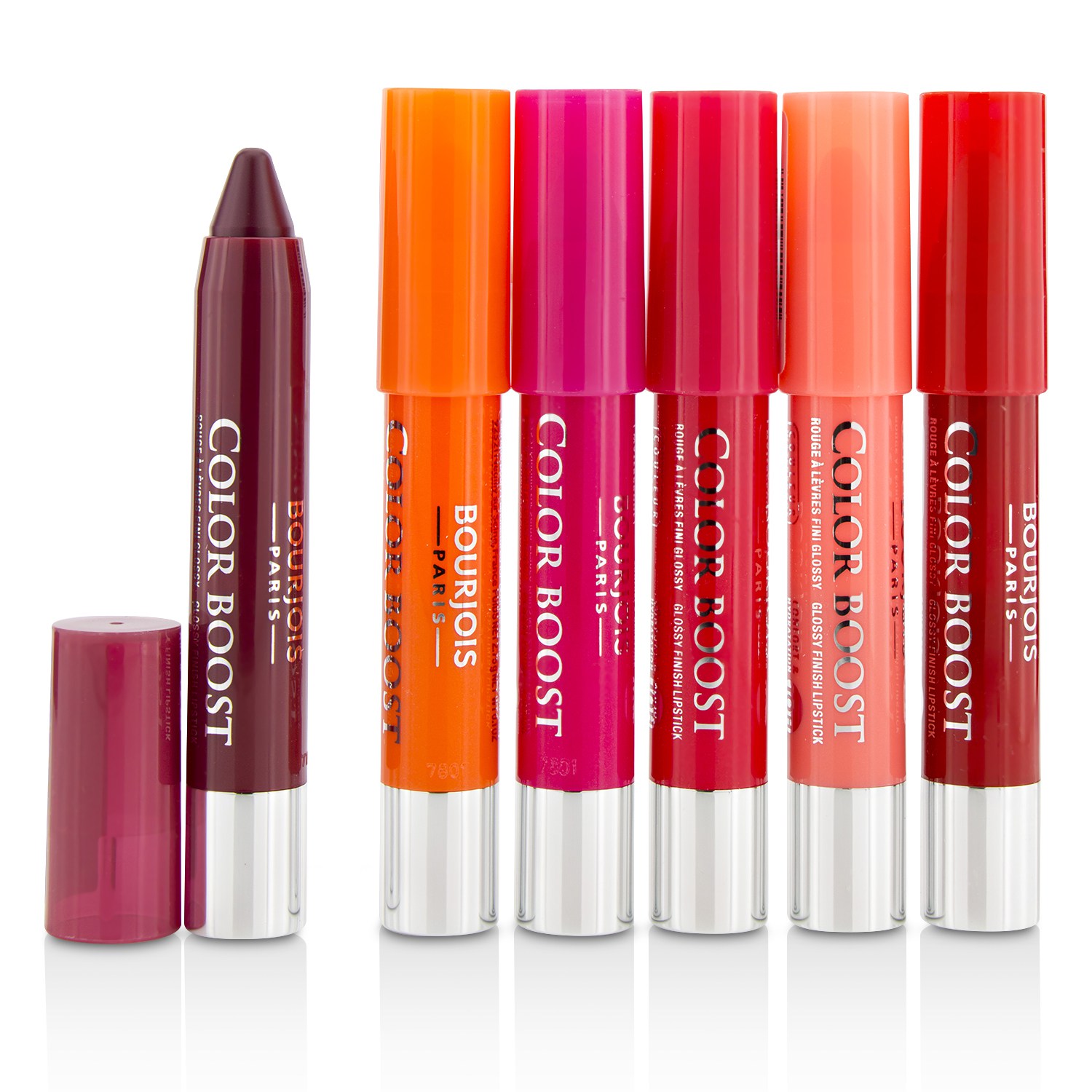 Bourjois Colorboost Glossy Finish Lipstick Set 6pcs
