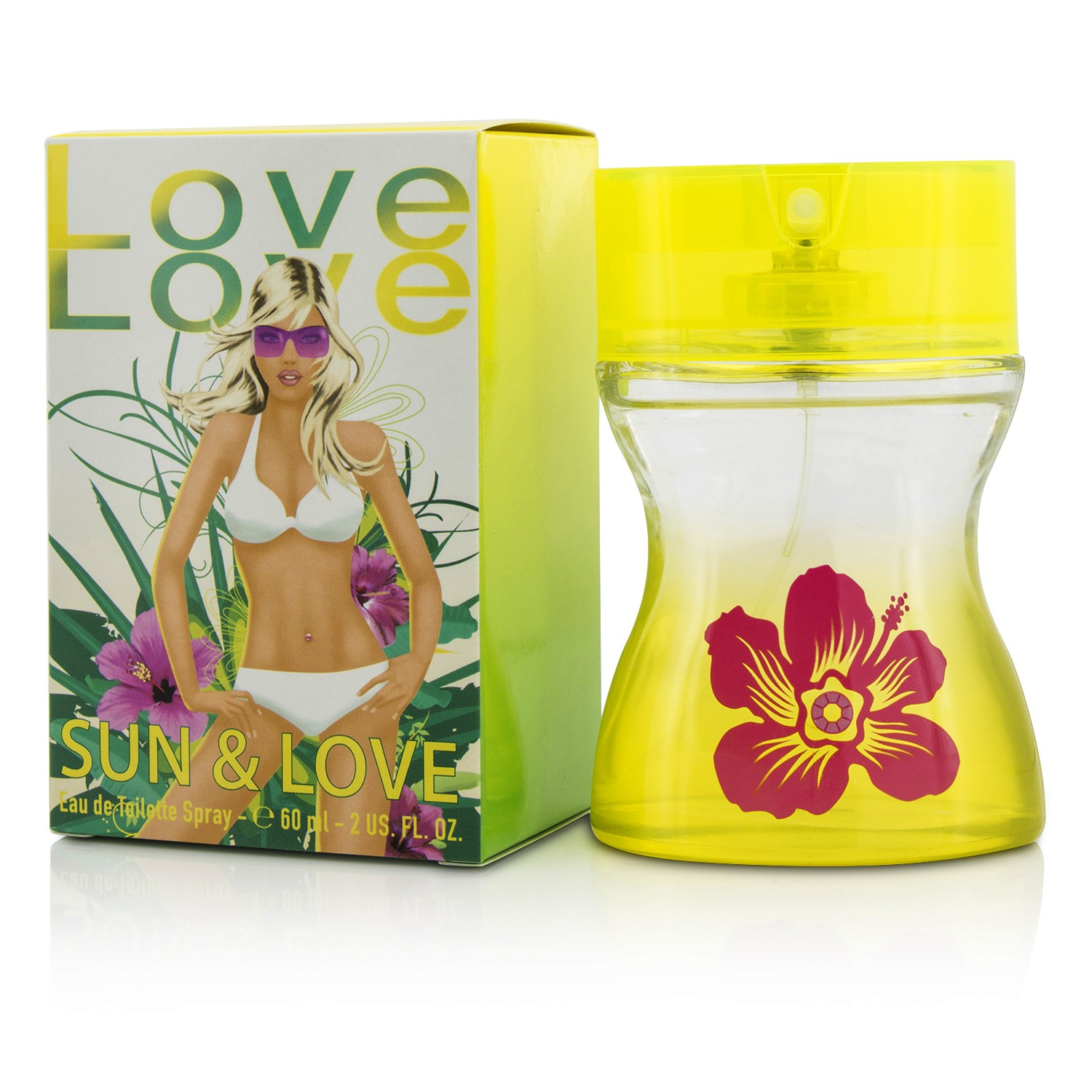 Parfums Love Love Sun & Love Eau De Toilette Spray 60ml/2oz