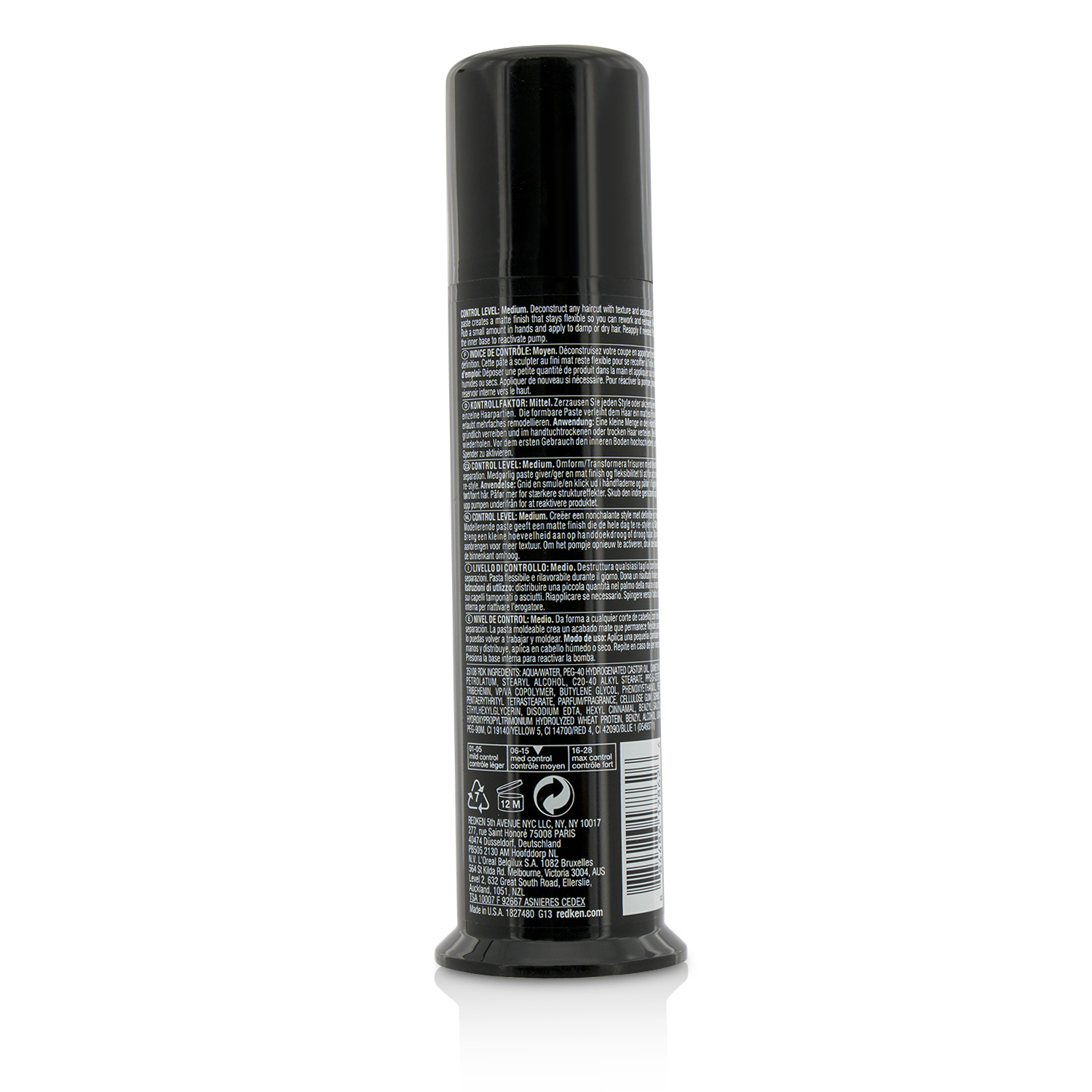 Redken Pasta de Peinar Dura 12 Materiales de Trabajo (Control Medio) 75ml/2.5oz