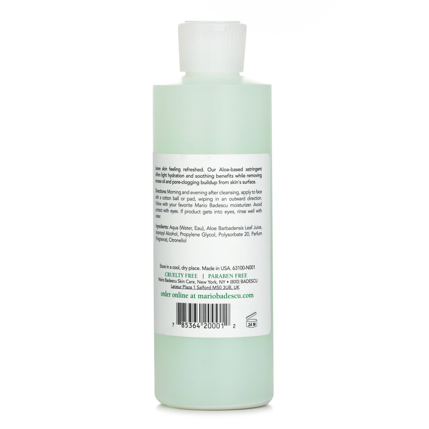 Mario Badescu غسول الألوة - للبشرة المختلطة/الجافة/الحساسة 236ml/8oz