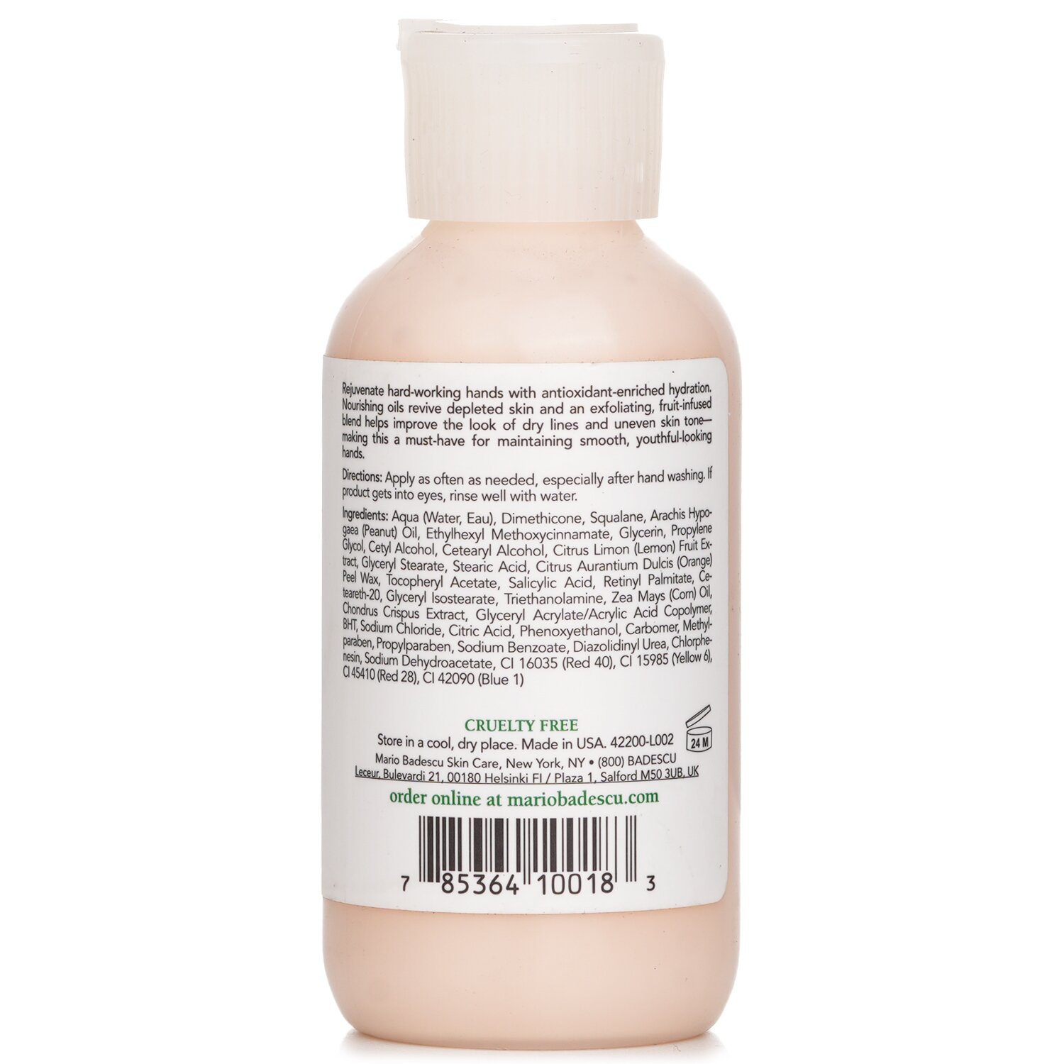 Mario Badescu Fruit And Vitamin A Hand Cream - For All Skin Types 118ml/4oz