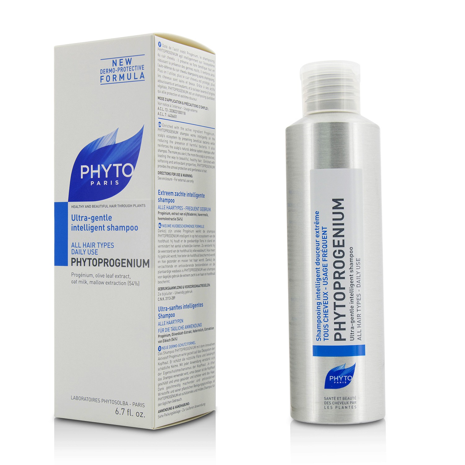 Phyto Phytoprogenium Ultra-Gentle Intelligent Shampoo (All Hair Types - Daily Use) 200ml/6.7oz