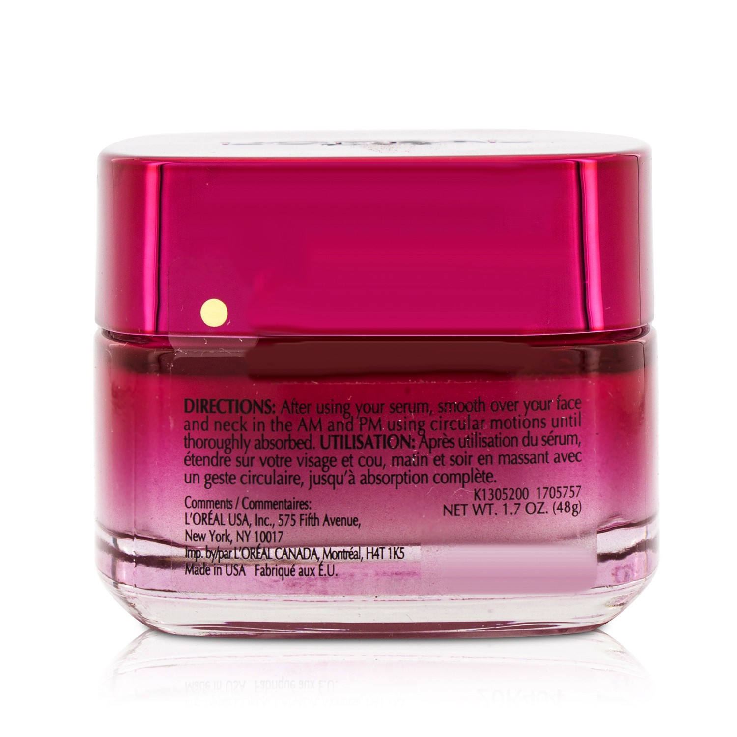 L'Oreal Youth Code Texture Perfector Day/Night Cream - For All Skin Types (Box Slightly Damaged) 48g/1.7oz