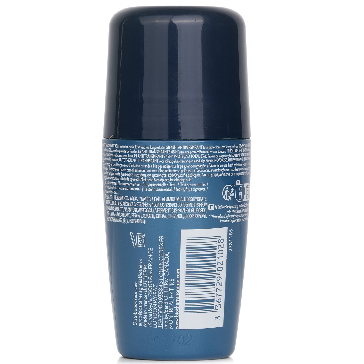Biotherm Homme Day Control Protection 48H Non-Stop Antiperspirant 75ml/2.53oz