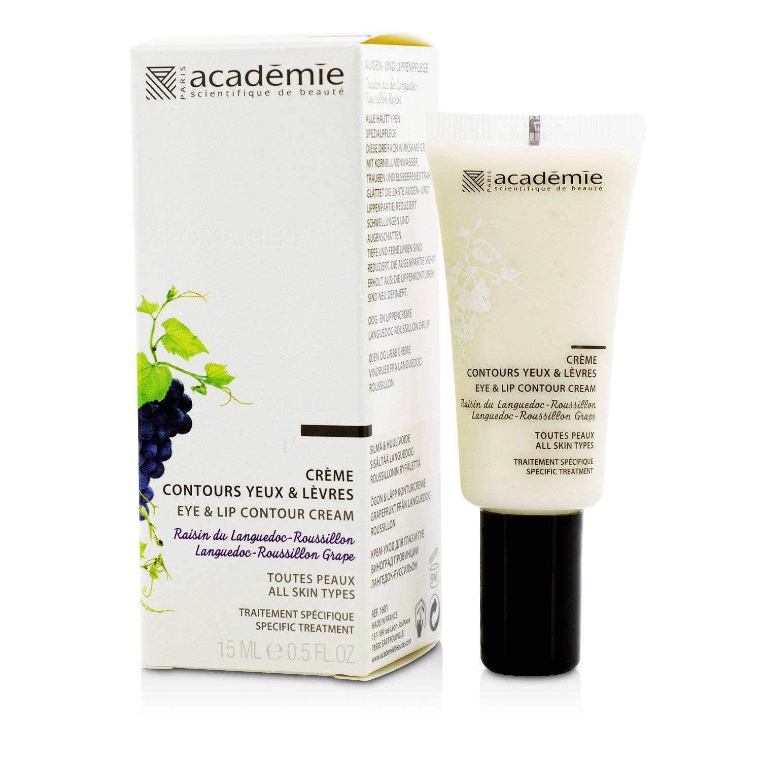Academie Aromatherapie Eye & Lip Contour Cream - For All Skin Types 15ml/0.5oz