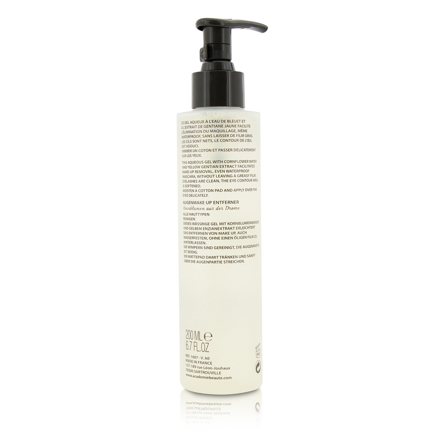 Academie Aromatherapie Eye Make-Up Remover - For All Skin Types 200ml/6.7oz