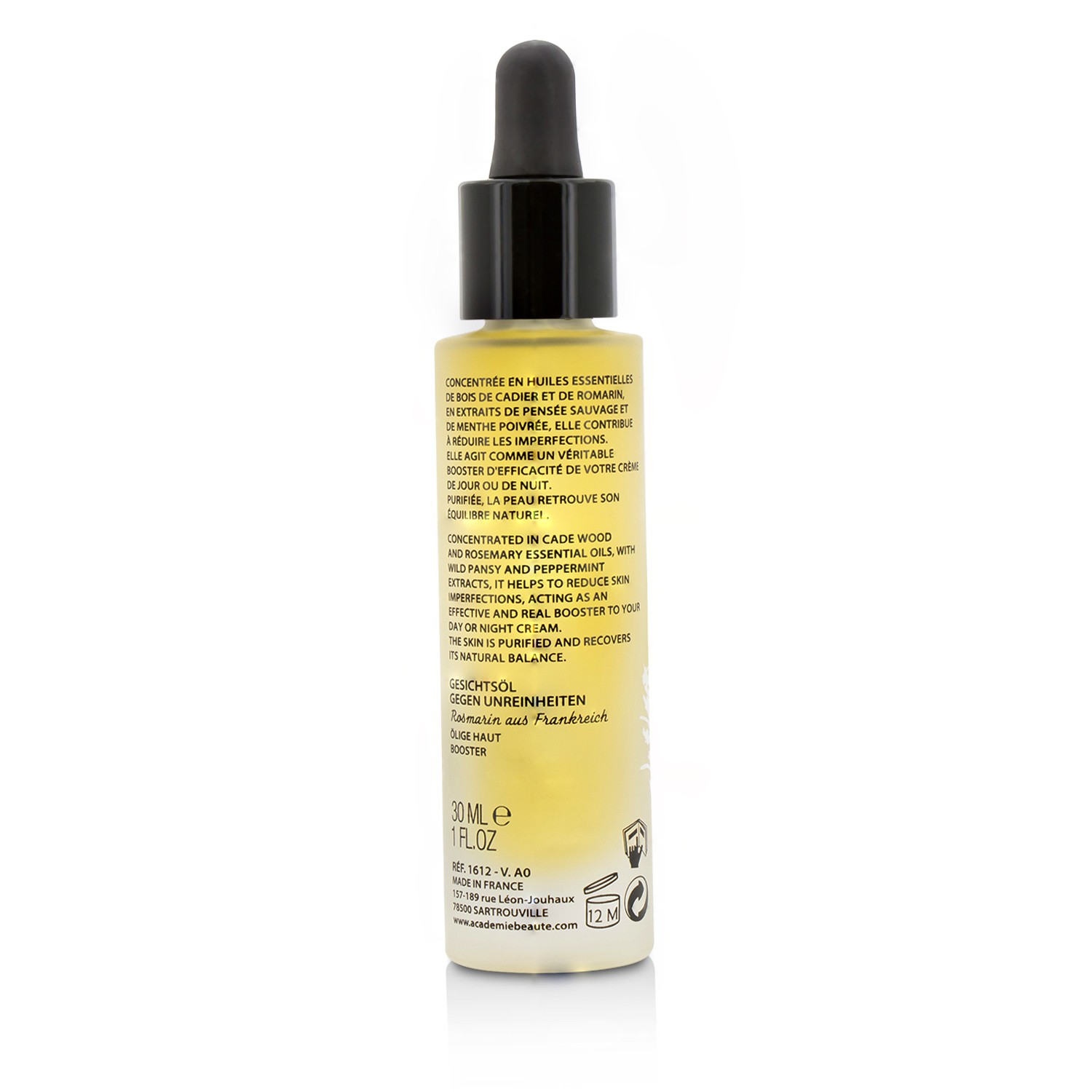 Academie Aromatherapie Anti-Imperfections Treatment Oil - for oljet hud 30ml/1oz