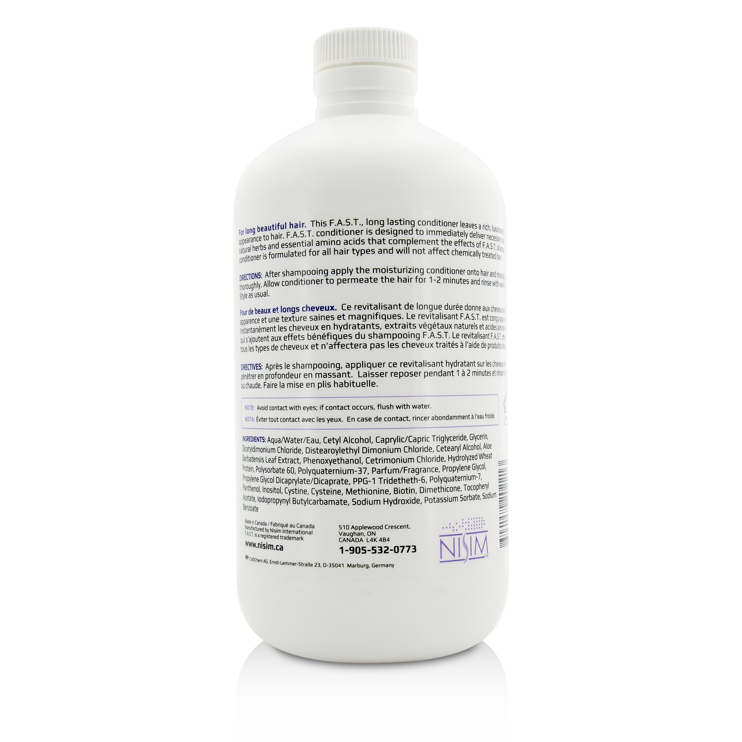 Nisim F.A.S.T Fortified Amino Scalp Therapy Conditioner - No Sulfates 1000ml/33oz