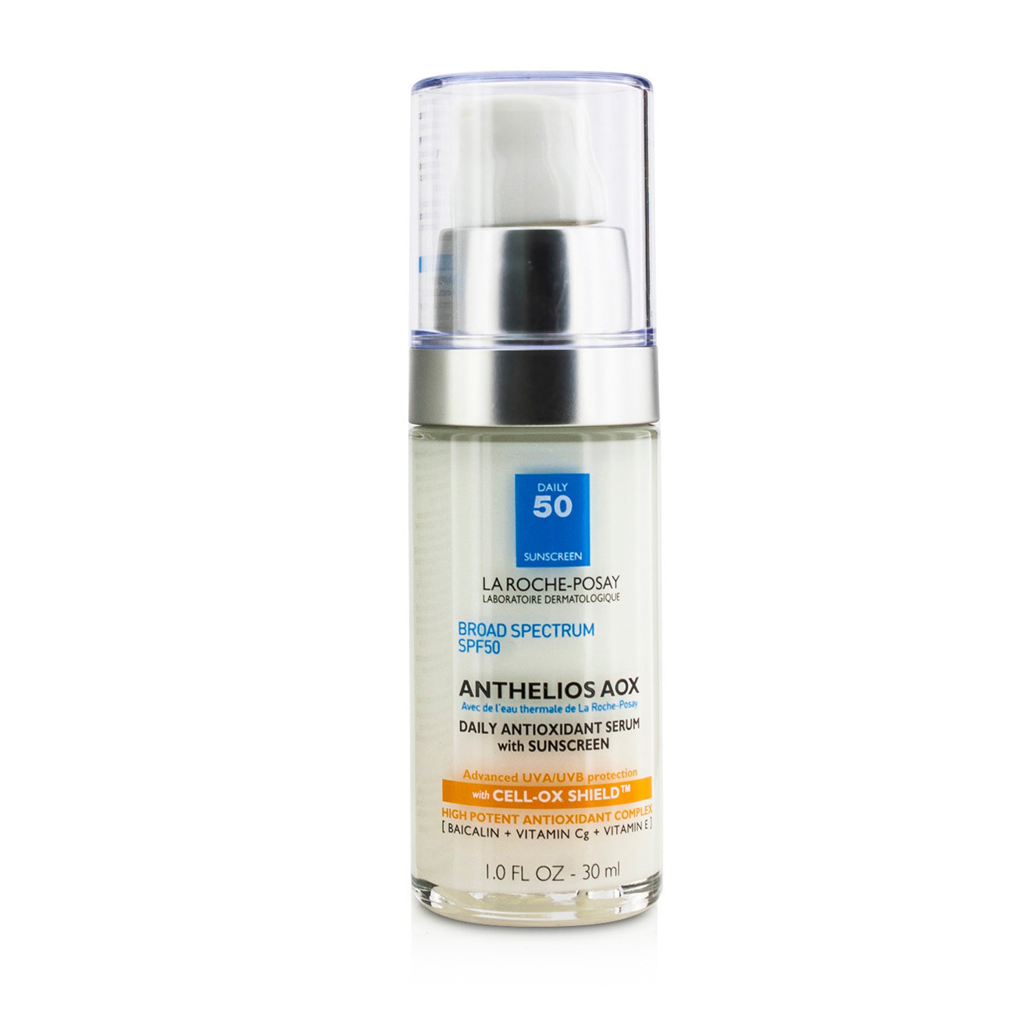 La Roche Posay Anthelios AOX Daily Antioxidant Serum with Sunscreen SPF50 (Unboxed) 30ml/1oz