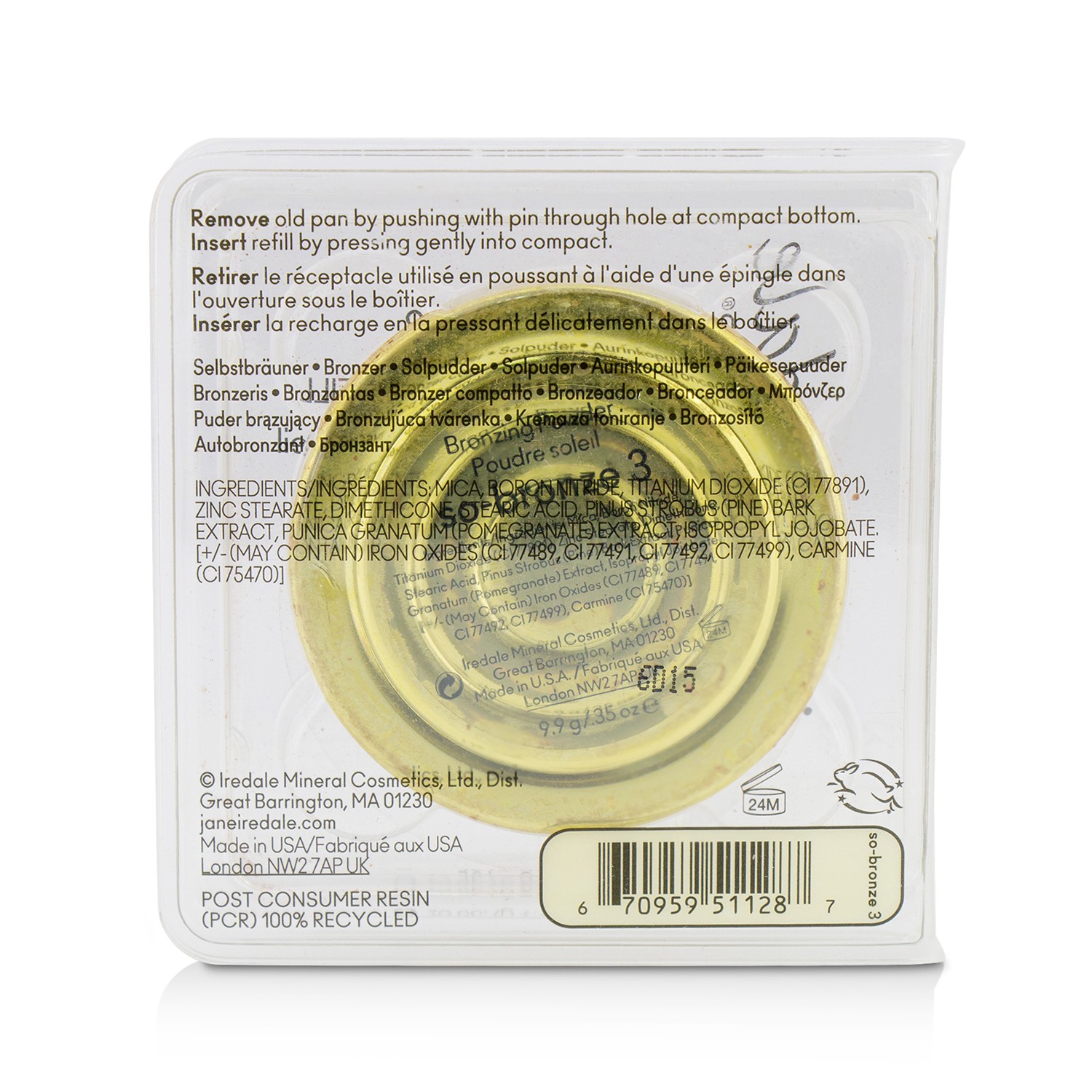 Jane Iredale So Bronze 3 Bronzing Powder Refill 9.9g/0.35oz