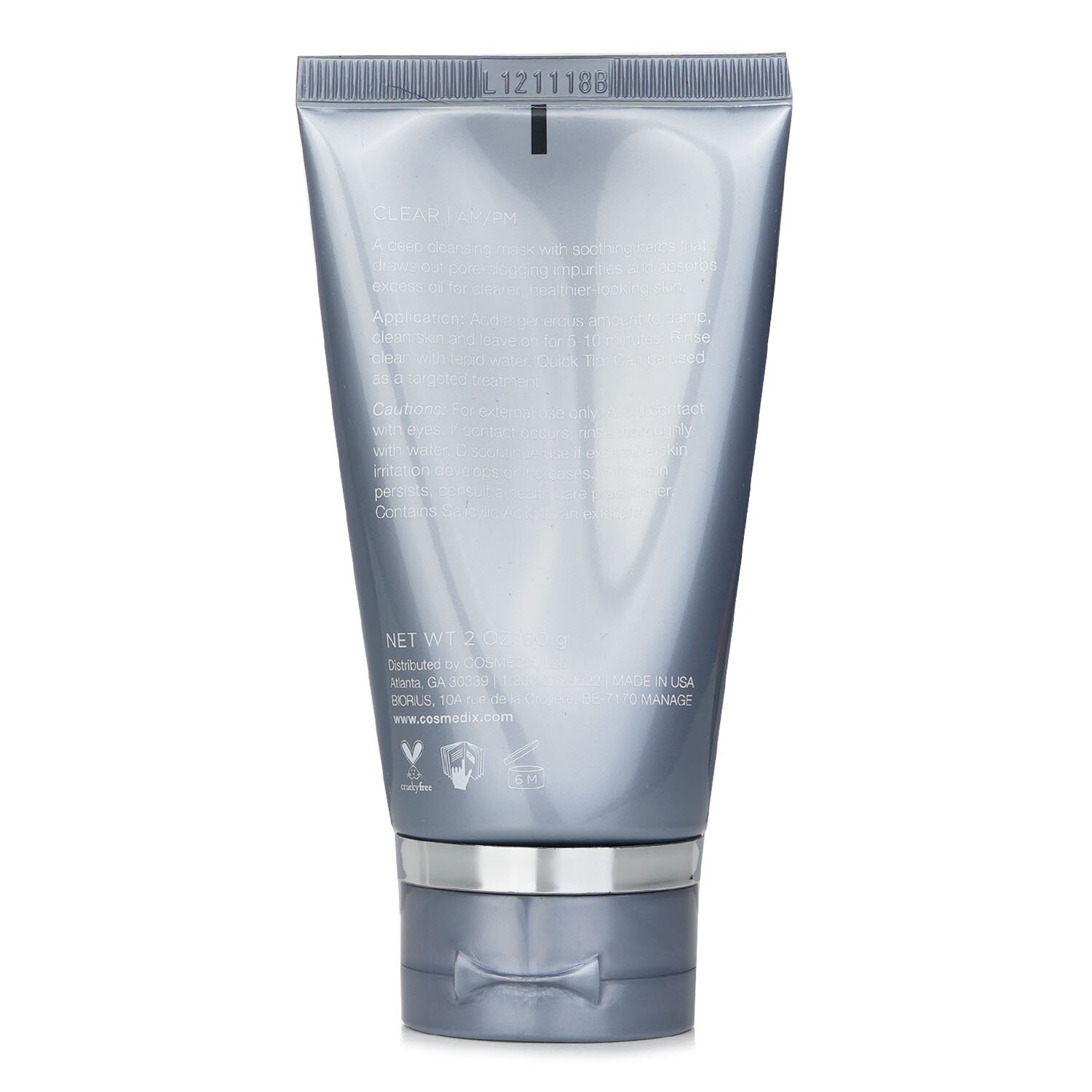 CosMedix Clear Mascarilla Limpiadora Profunda 60g/2oz