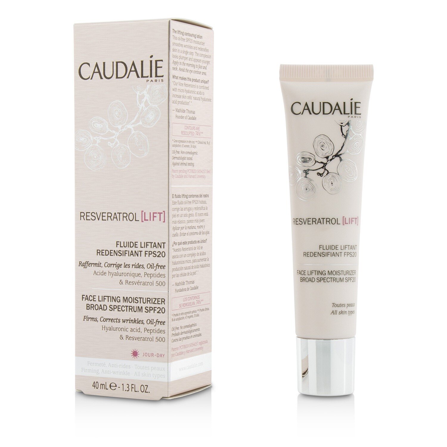 Caudalie Resveratrol Lift Face Lifting Moisturizer Broad Spectrum SPF 20 40ml/1.3oz