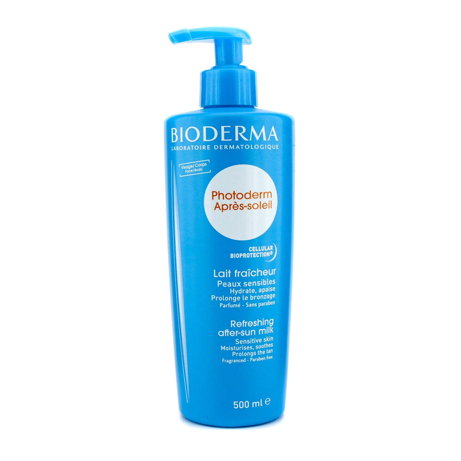 Bioderma Photoderm Refreshing After-Sun Milk - For Sensitive Skin - With Pump (Exp. Date 03/2017) 500ml/16.7oz