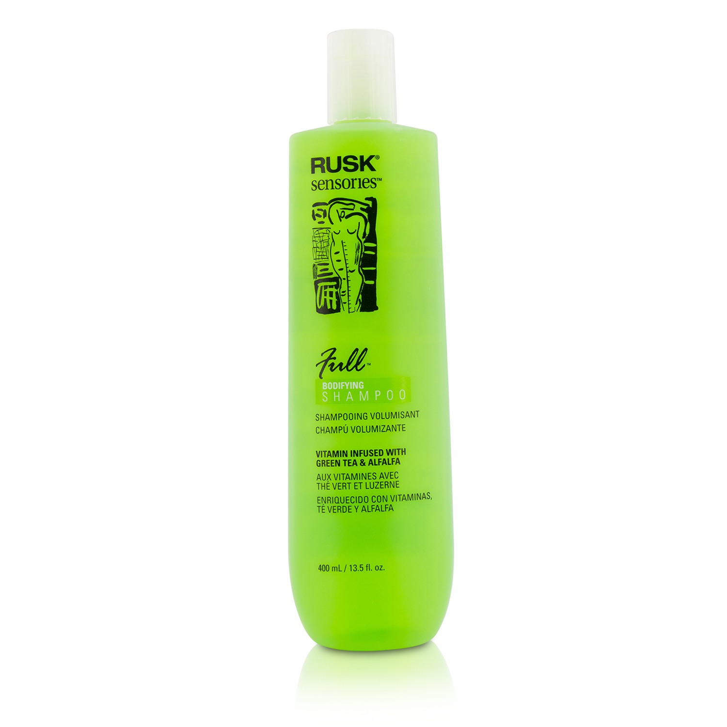 Rusk 露絲 綠茶苜蓿豐盈洗髮露Sensories Full Green Tea & Alfalfa Bodifying Shampoo (新包裝) 400ml/13.5oz