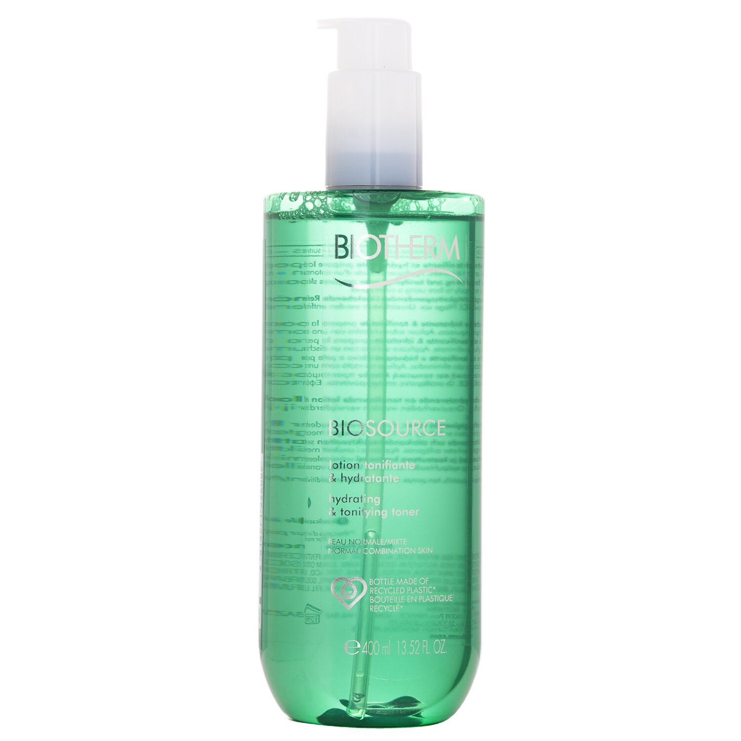 碧欧泉 Biotherm 女士绿活泉润透爽肤水 绿水 清爽补水 收缩毛孔 (中性至混合性肌肤适用) 400ml/13.52oz