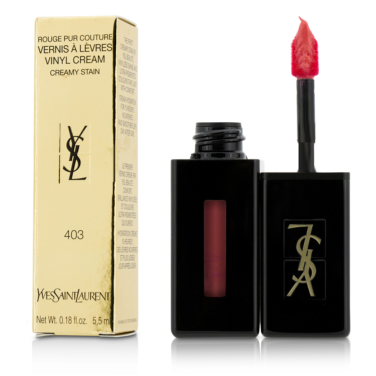 Yves Saint Laurent Rouge Pur Couture Vernis A Levres Vinyl Cream Creamy Stain 5.5ml/0.18oz