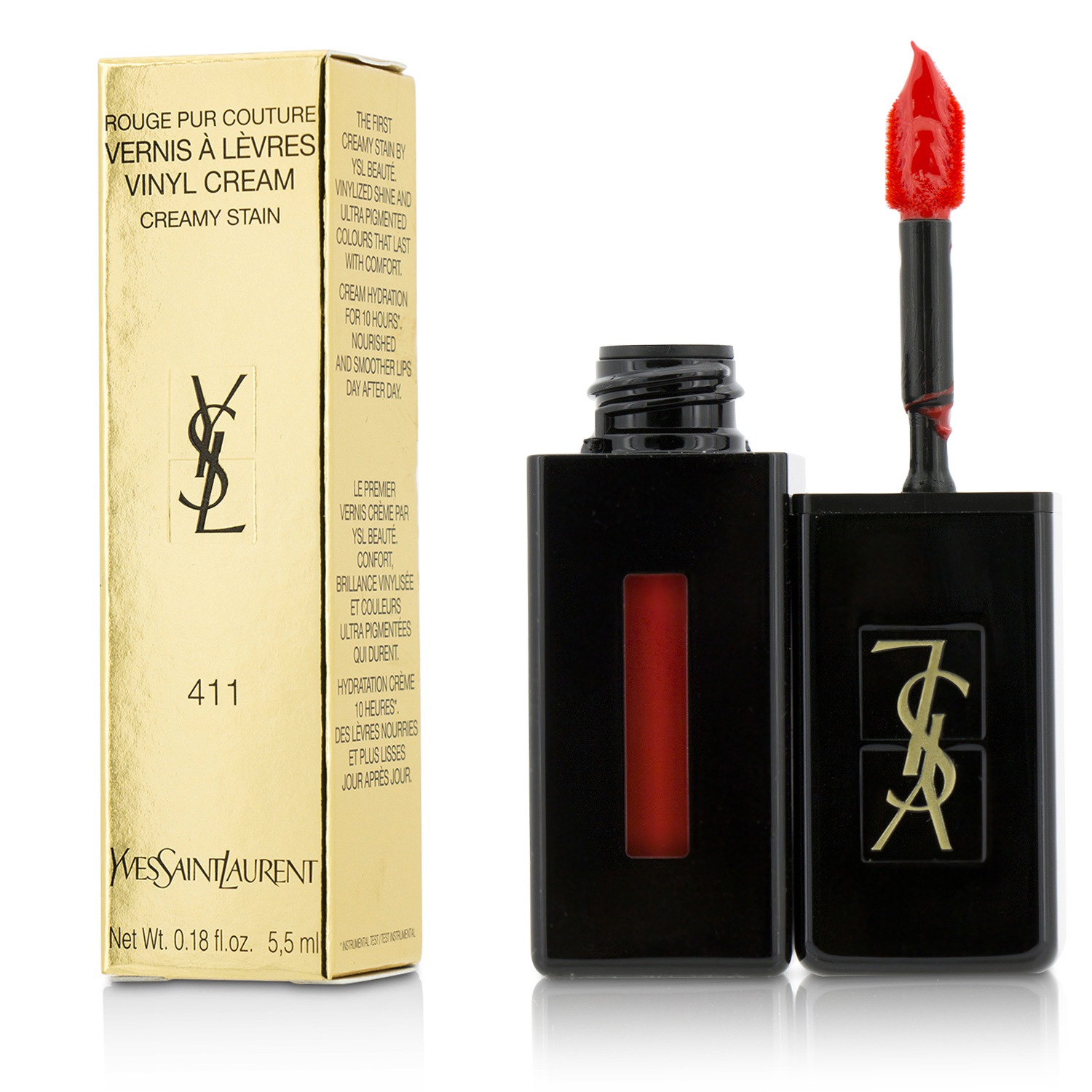Yves Saint Laurent Rouge Pur Couture Vernis A Levres Vinyl Cream Creamy Stain 5.5ml/0.18oz
