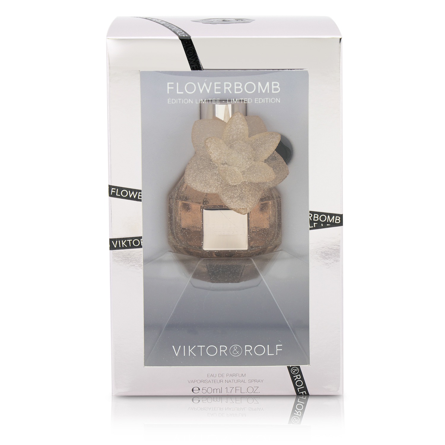 Viktor & Rolf Flowerbomb Eau De Parfum Spray (Pink Crystal Limited Edition) 50ml/1.7oz