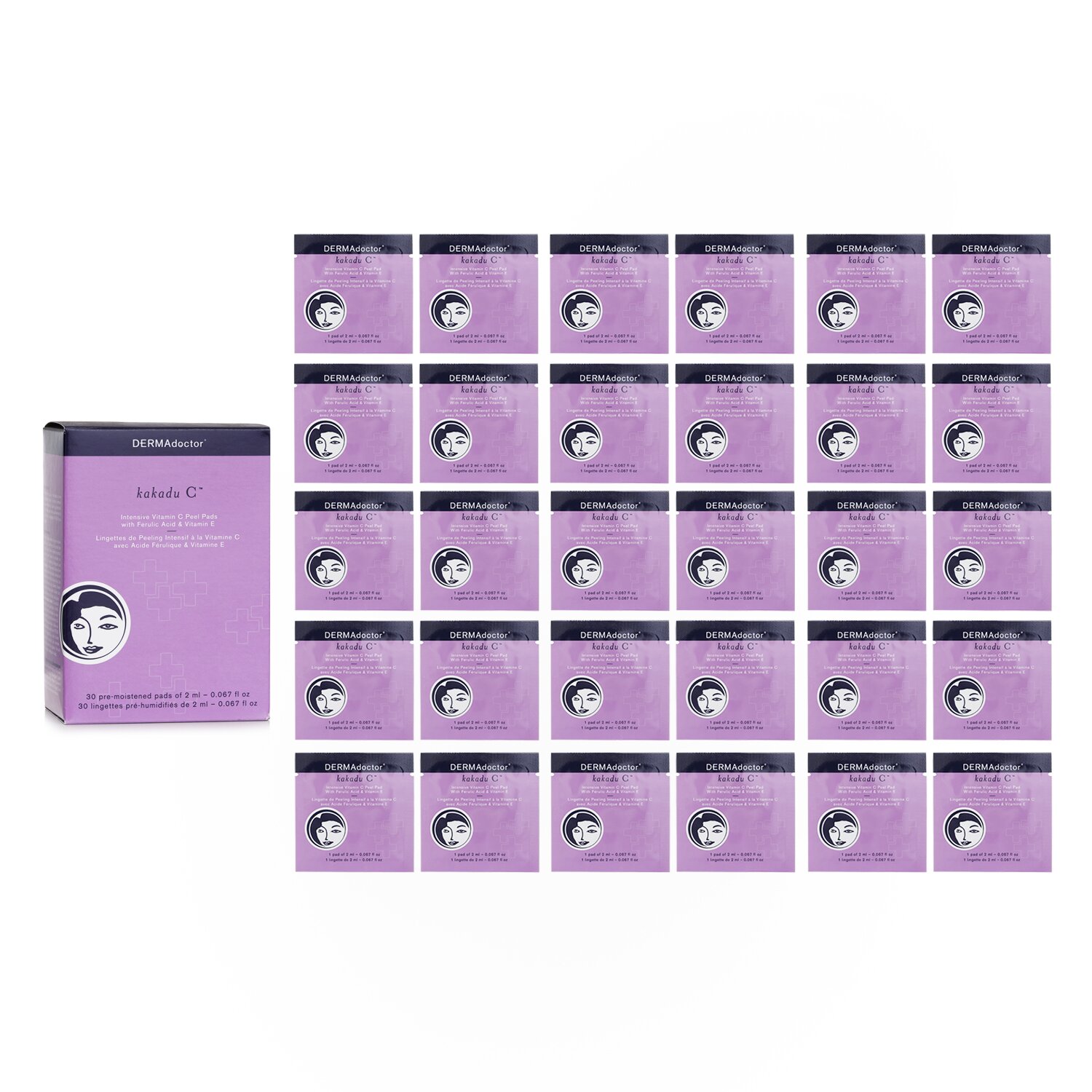 DERMAdoctor Kakadu C Intensive Vitamin C Peel Pads 30pads