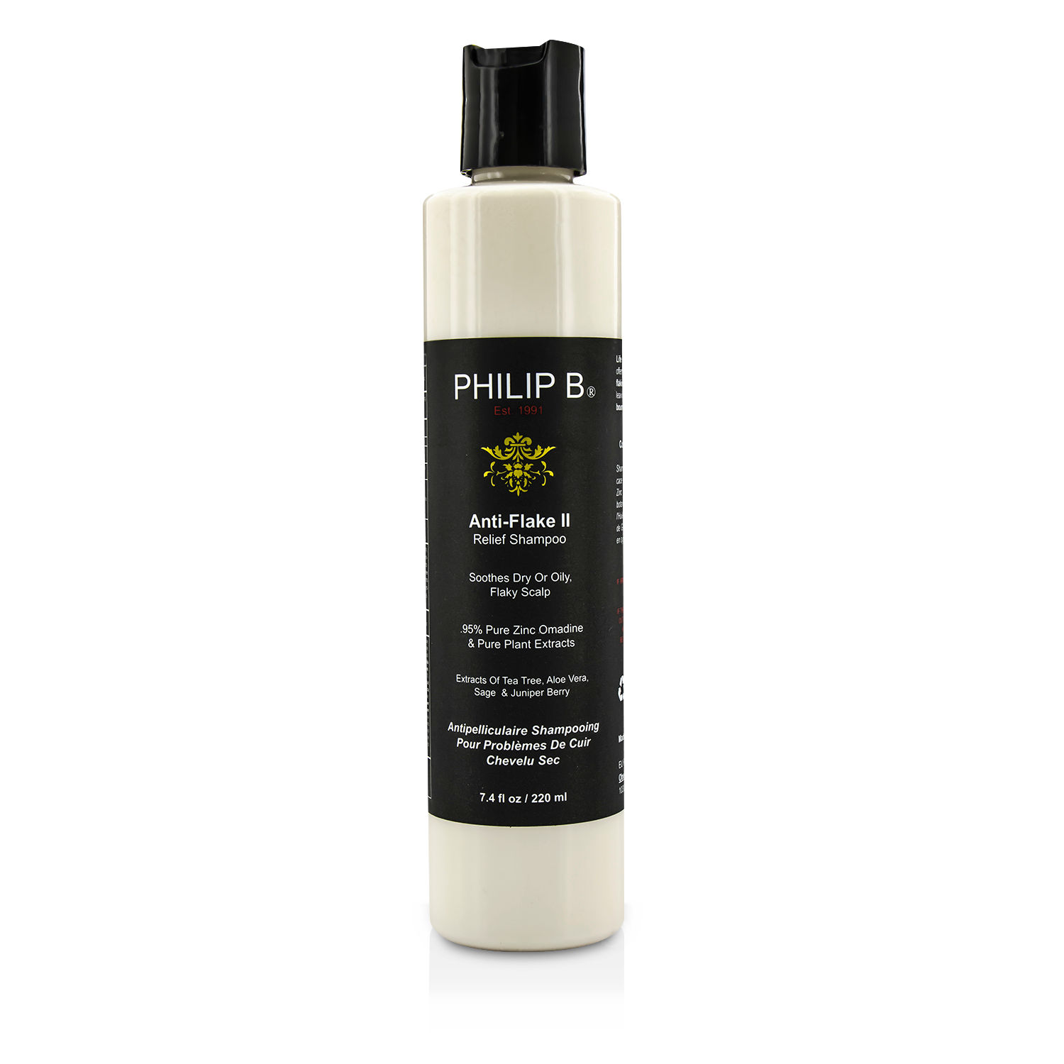 Philip B Anti-Flake II Relief Shampoo - Soothes Dry or Oily, Flaky Scalp (Exp. Date: 04/2017) 220ml/7.4oz