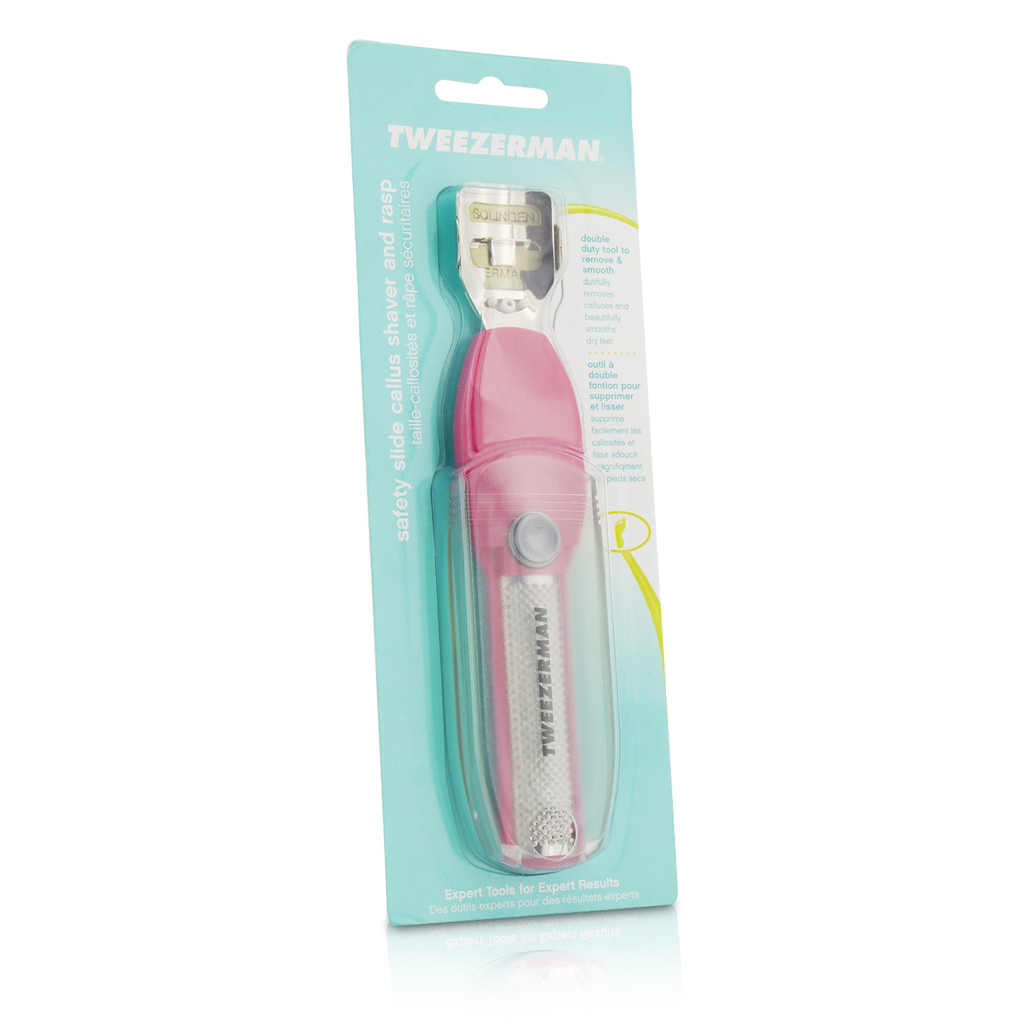 Tweezerman Safety Slide Callus Shaver/ Rasp - Pink Picture Color