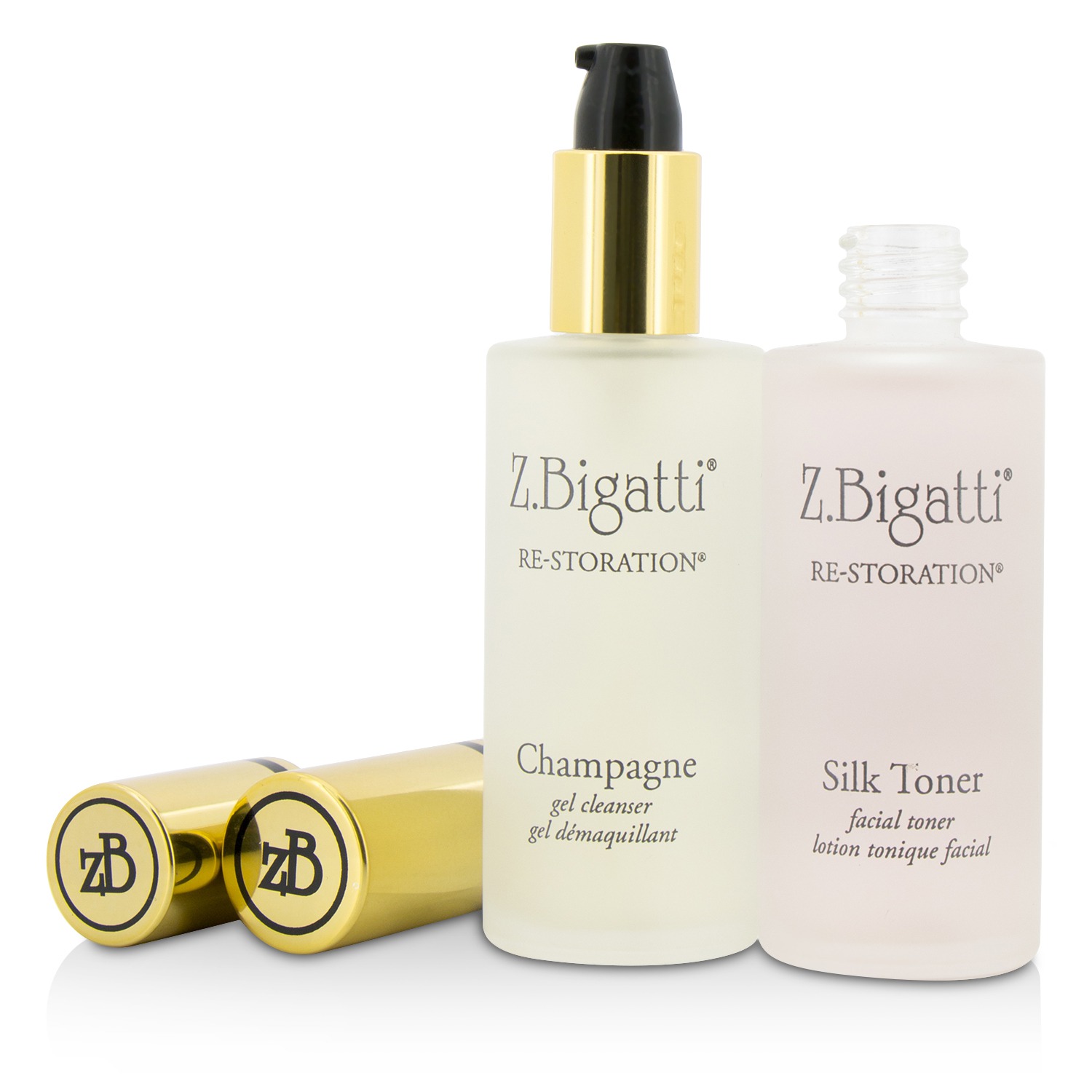 Z. Bigatti Re-Storation Duo: Gel Cleanser 59ml + Silk Toner 59ml 2pcs