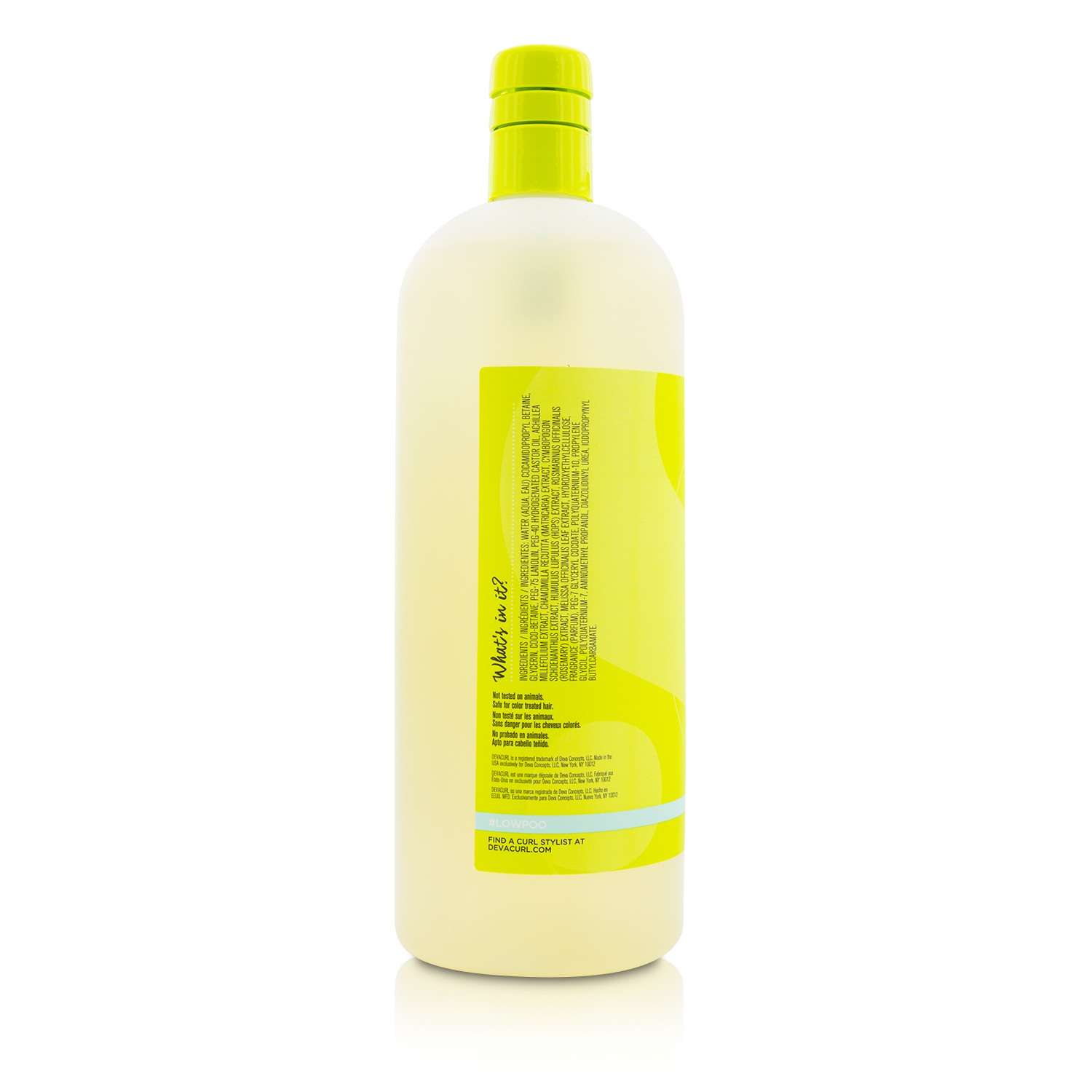 DevaCurl Low-Poo Original (Espuma Limpiadora Suave - Para Cabello Rizado) 946ml/32oz