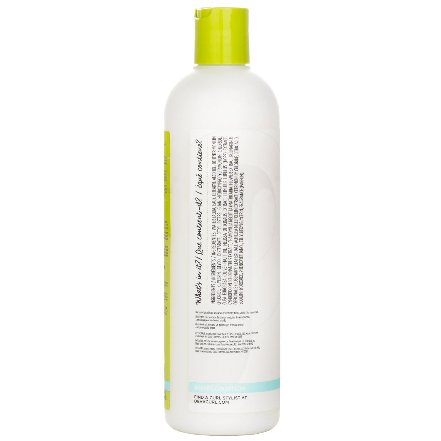 DevaCurl 捲髮專家 天然潤髮乳One Condition Original(日常潤髮乳 - 適合捲髮) 355ml/12oz