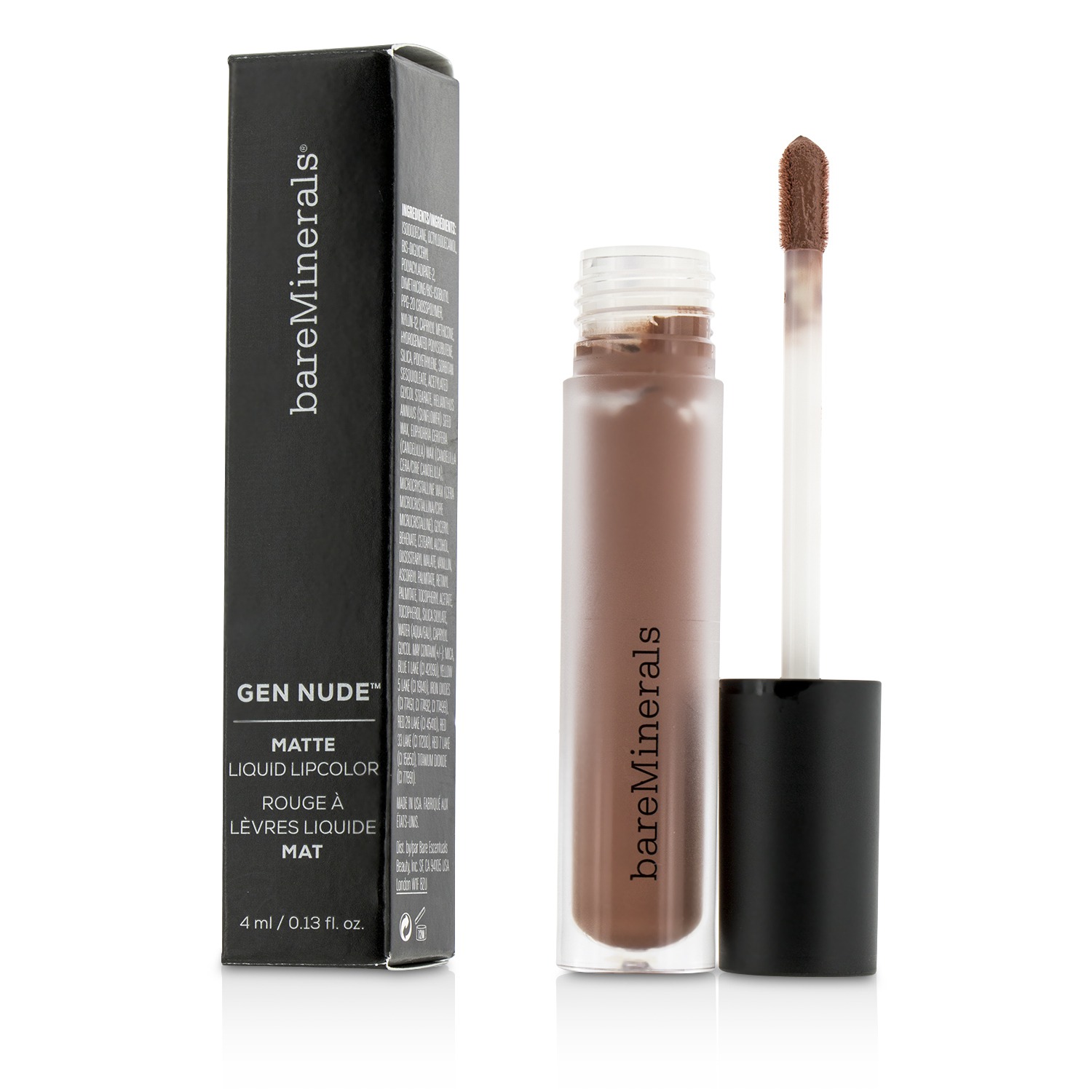 BareMinerals لون شفاه سائل غير لامع Gen Nude 4ml/0.13oz