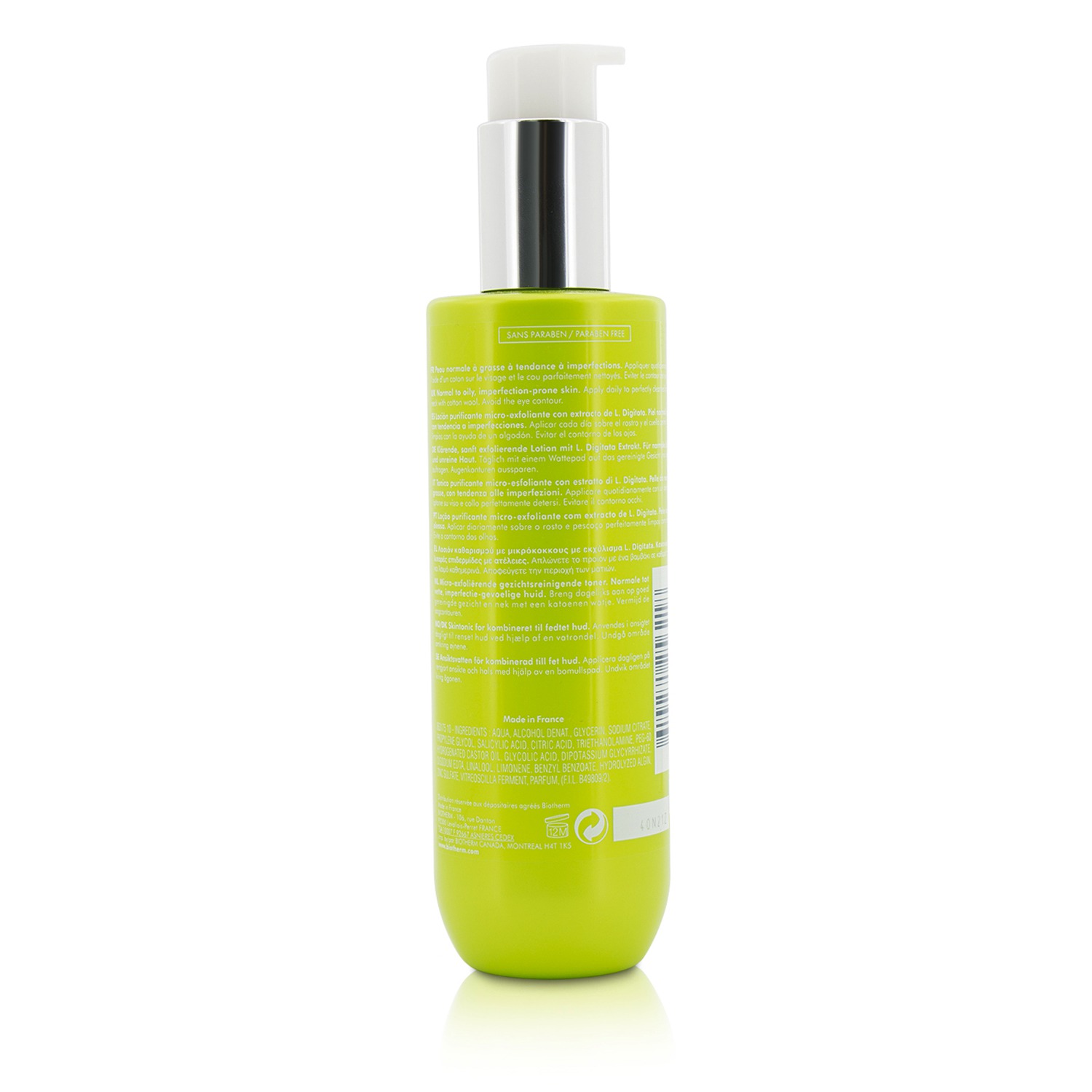 Biotherm Pure.Fect Skin Micro-Exfoliating Purifying Toner - Normal To Oily Skin 200ml/6.76oz
