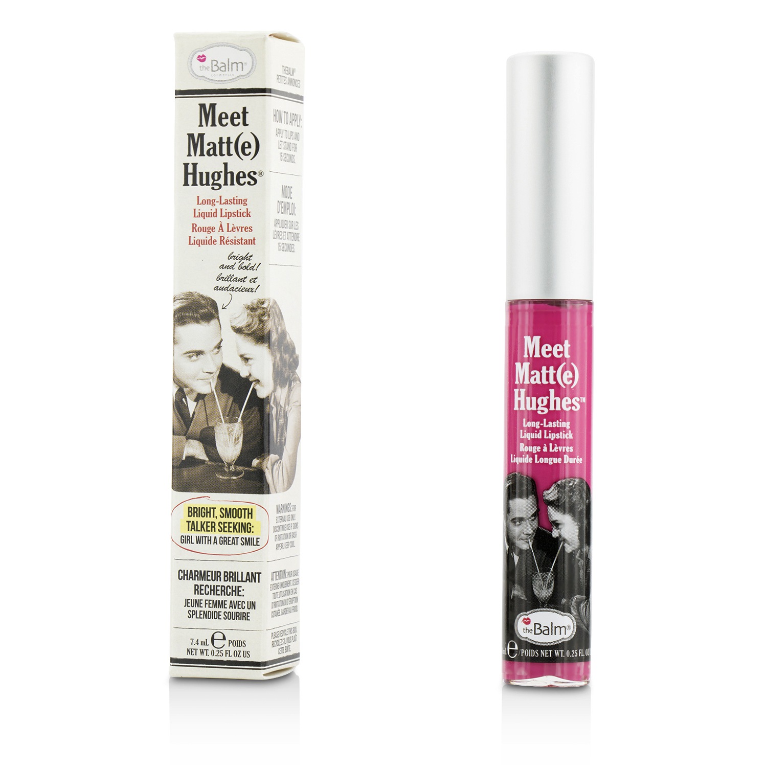 TheBalm Meet Matte Hughes Long Lasting Liquid Lipstick 7.4ml/0.25oz