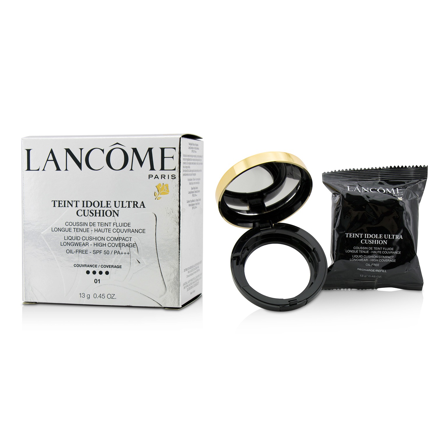 Lancome 蘭蔻 氣墊粉餅Teint Idole Ultra Cushion Liquid Cushion Compact SPF50+/PA+++ 13g/0.45oz
