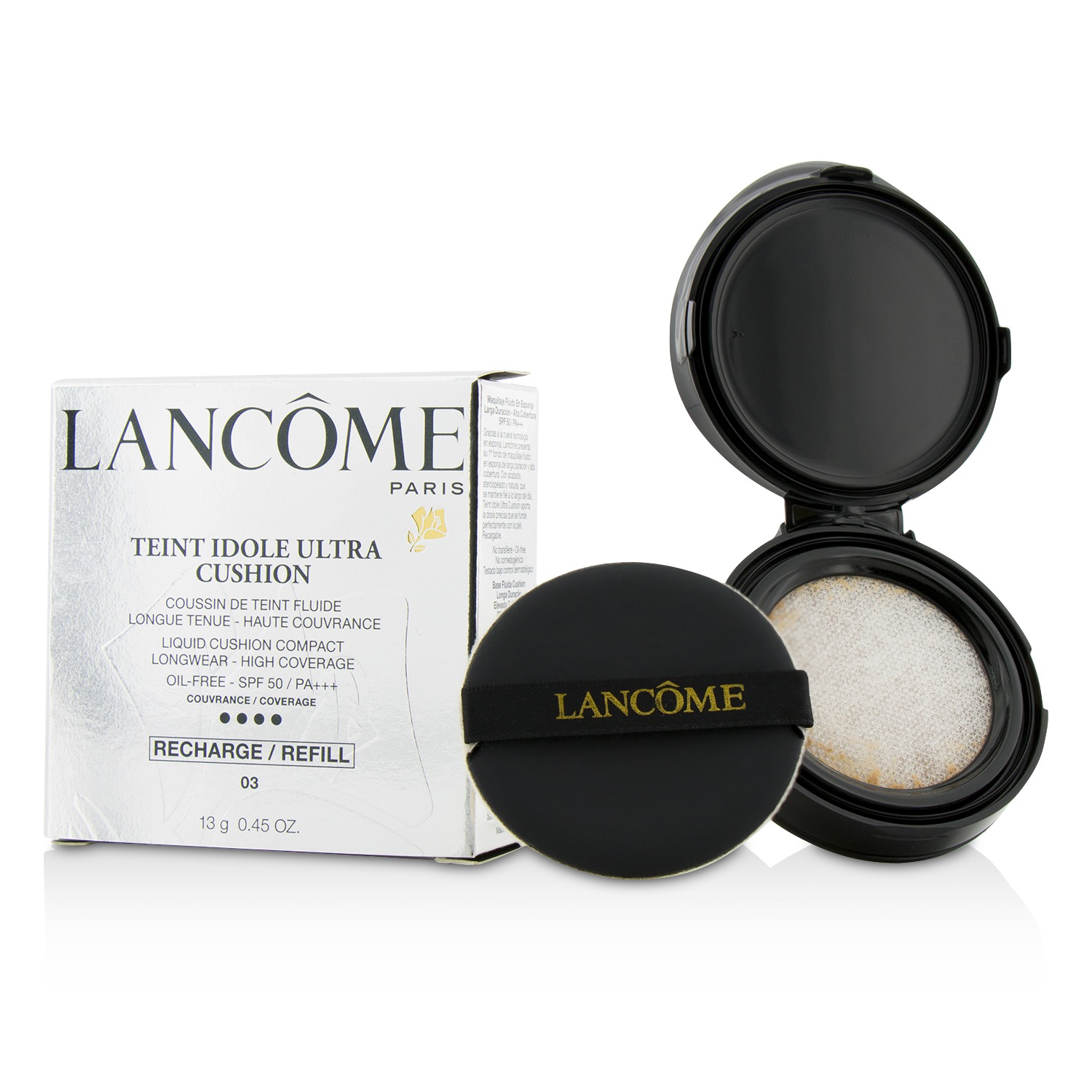Lancome Teint Idole Ultra Cushion Жидкая Основа Кушон SPF 50 Запасной Блок 13g/0.45oz